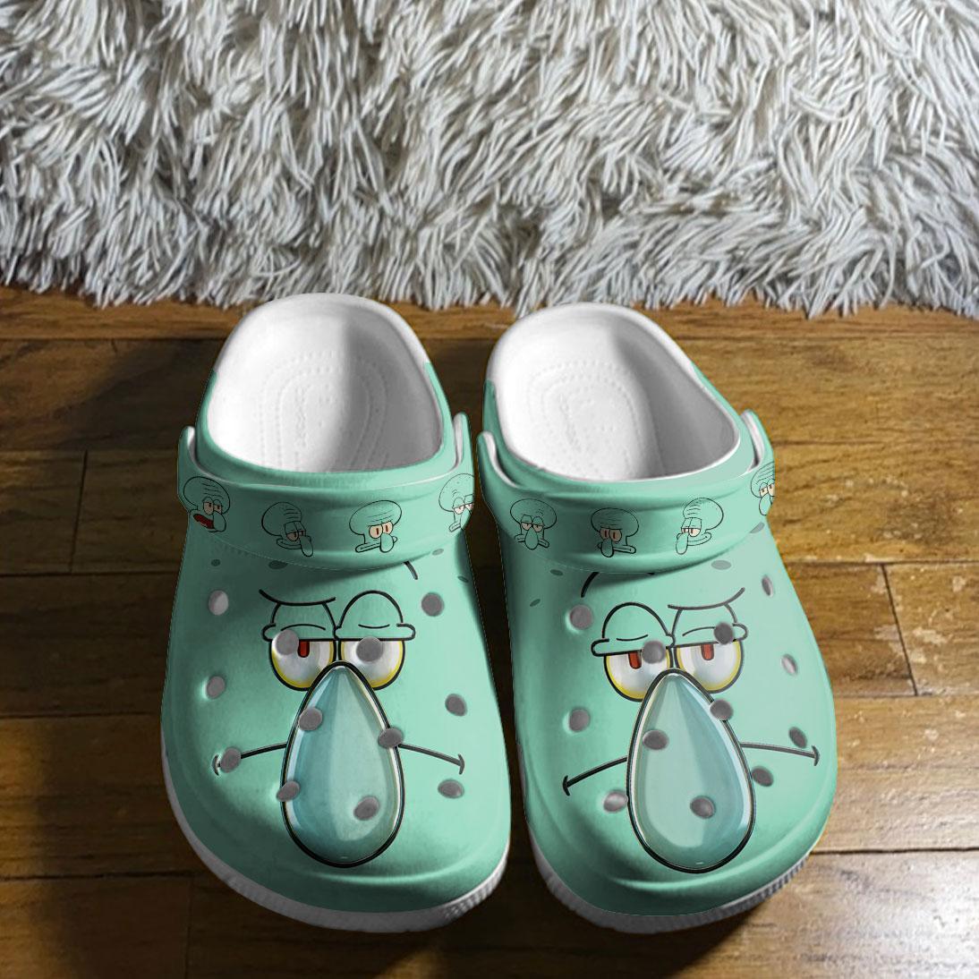 Merchidea Spongebob Squarepants Cartoon Crocs Crocband Clogs Shoes Comfortable For Men Women and Kids