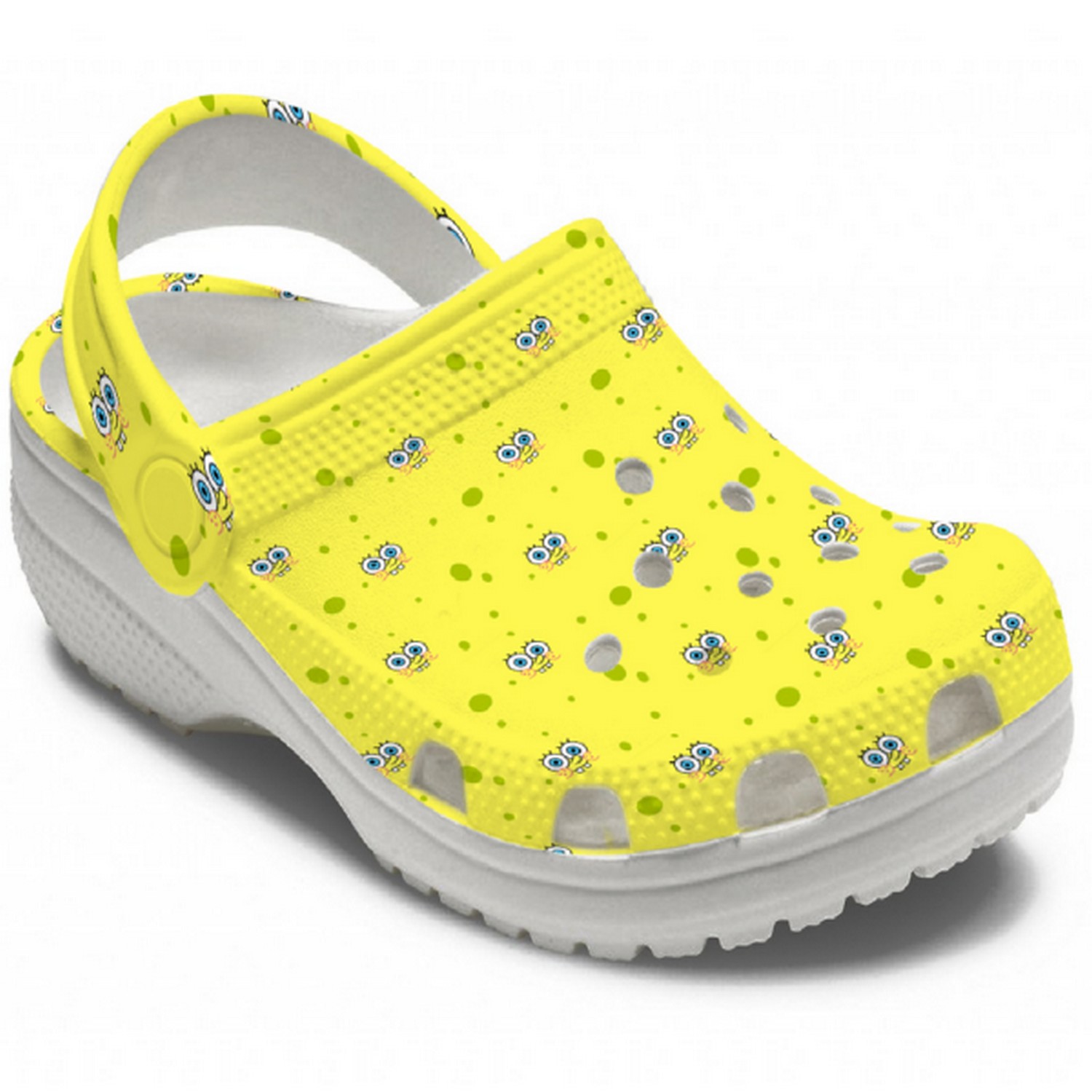 Merchidea Spongebob Squarepants Cartoon Crocs Crocband Clogs Shoes Comfortable For Men Women and Kids