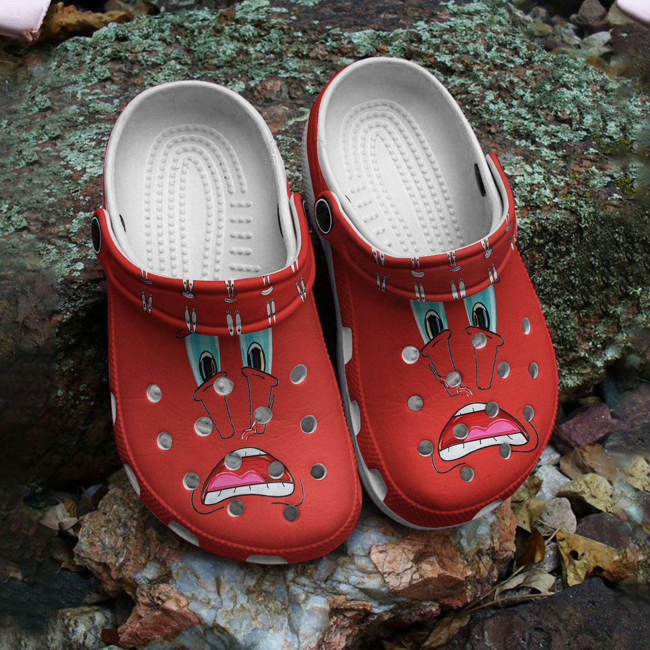 Merchidea Spongebob Squarepants Cartoon Crocs Crocband Clogs Shoes Comfortable For Men Women and Kids
