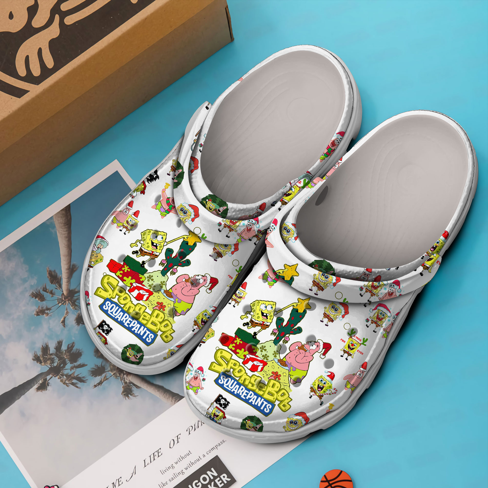 Merchidea SpongeBob SquarePants Cartoon Crocs Crocband Clogs Shoes Comfortable For Men Women and Kids