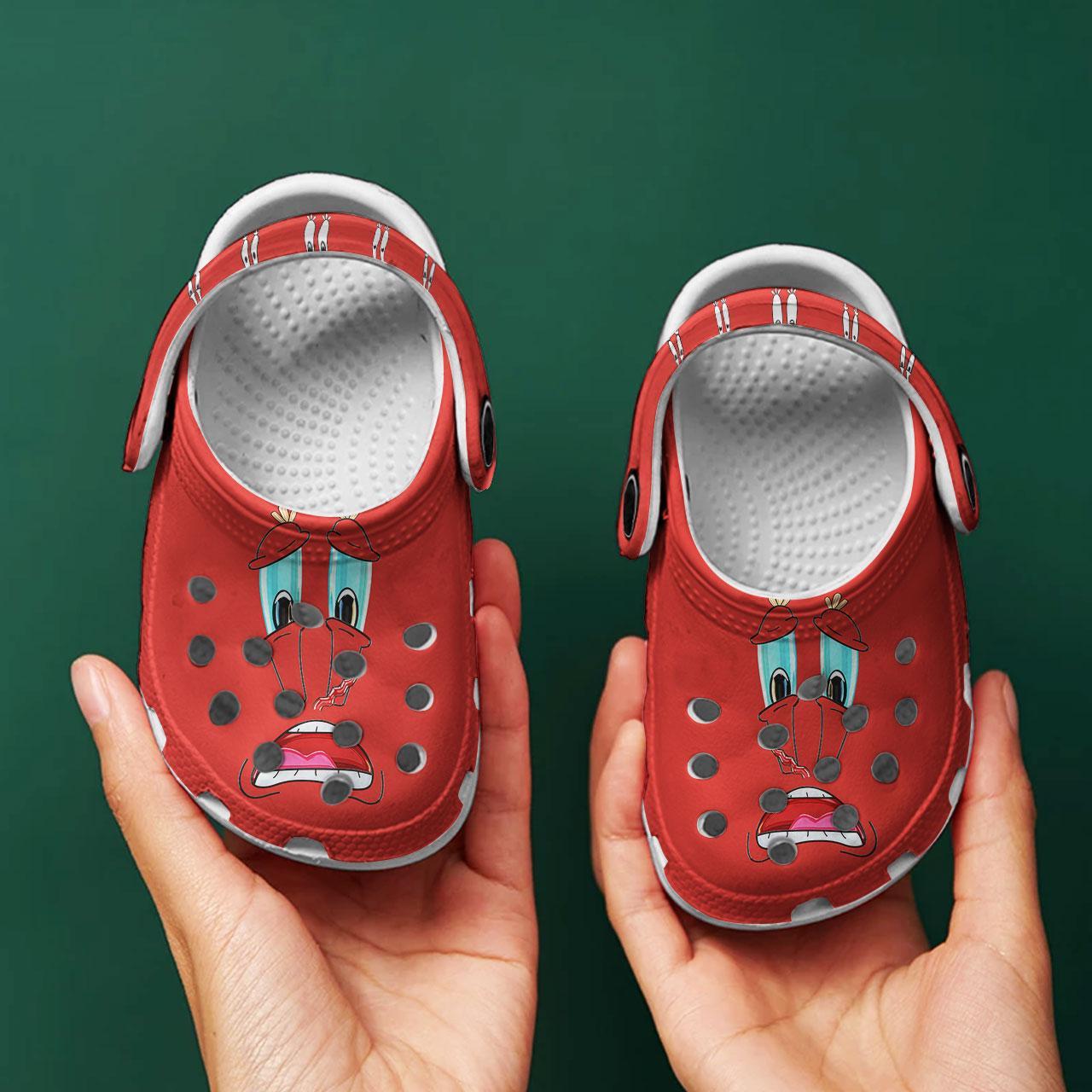 Merchidea Spongebob Squarepants Cartoon Crocs Crocband Clogs Shoes Comfortable For Men Women and Kids