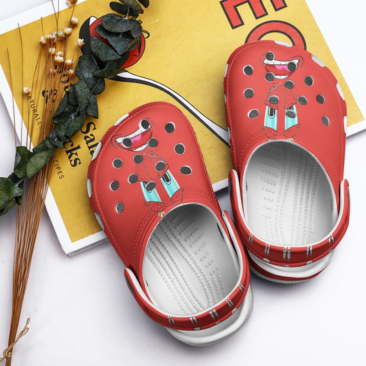 Merchidea Spongebob Squarepants Cartoon Crocs Crocband Clogs Shoes Comfortable For Men Women and Kids