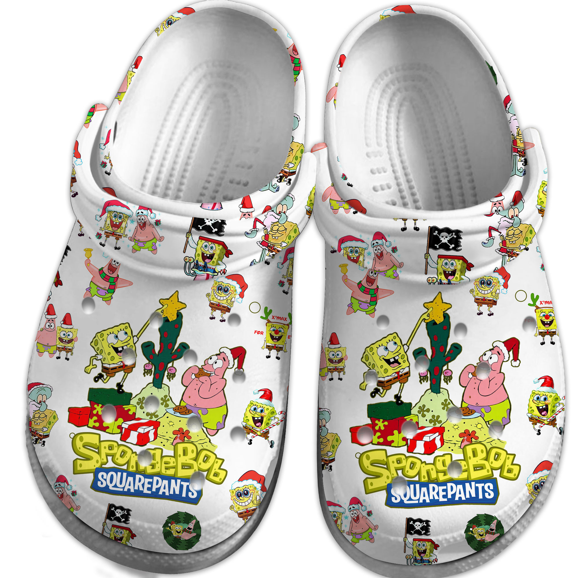 Merchidea SpongeBob SquarePants Cartoon Crocs Crocband Clogs Shoes Comfortable For Men Women and Kids