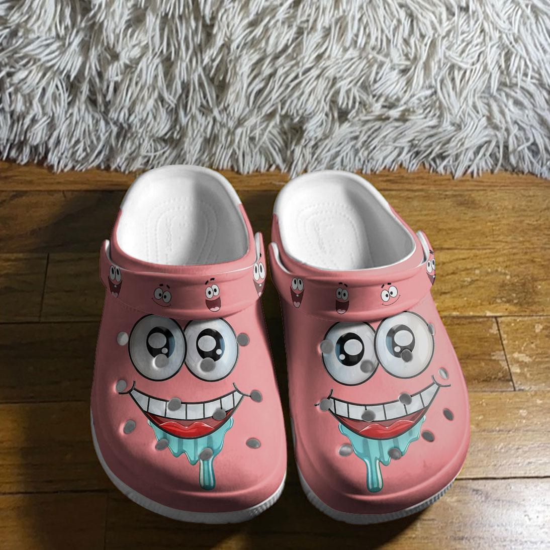 Merchidea Spongebob Squarepants Cartoon Crocs Crocband Clogs Shoes Comfortable For Men Women and Kids
