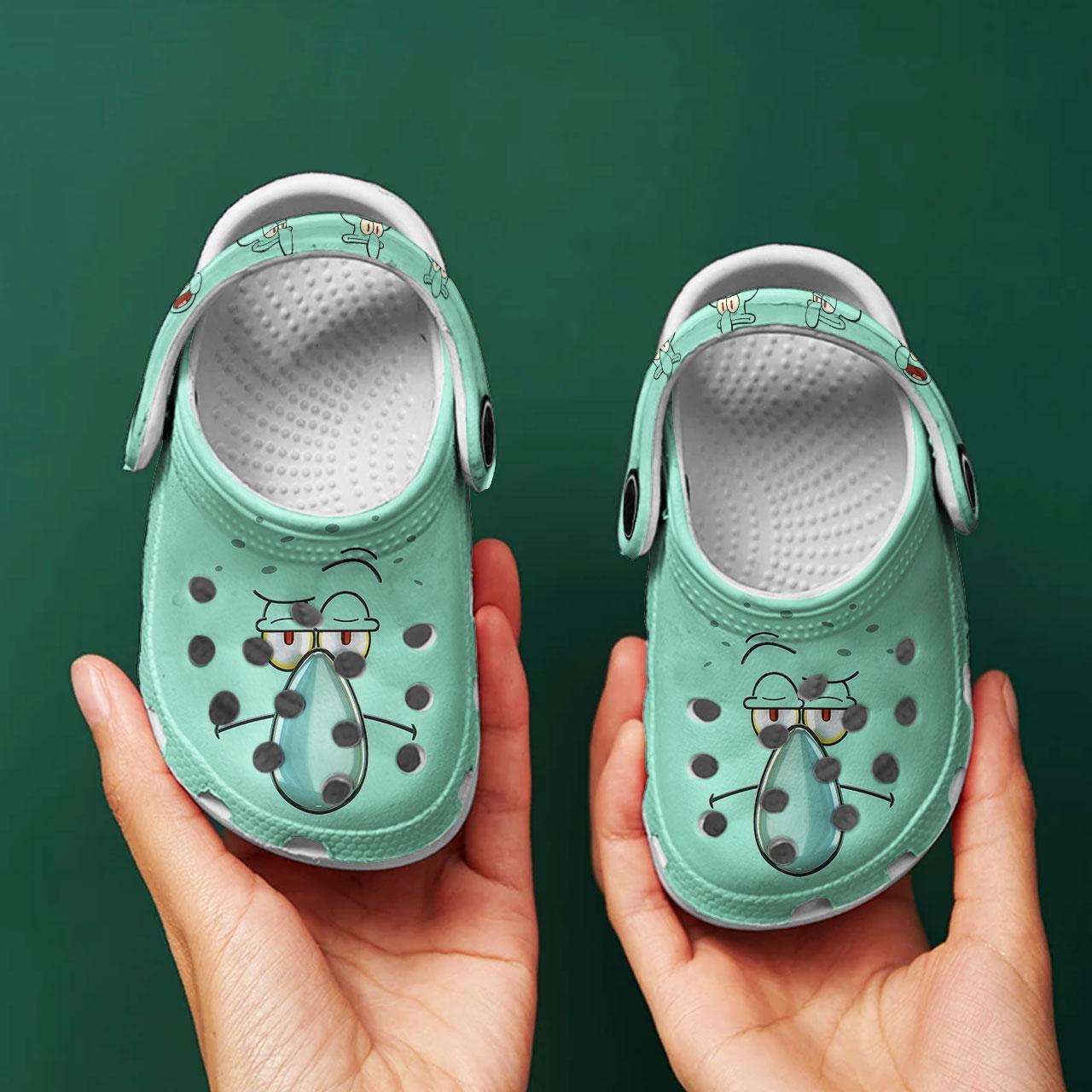 Merchidea Spongebob Squarepants Cartoon Crocs Crocband Clogs Shoes Comfortable For Men Women and Kids