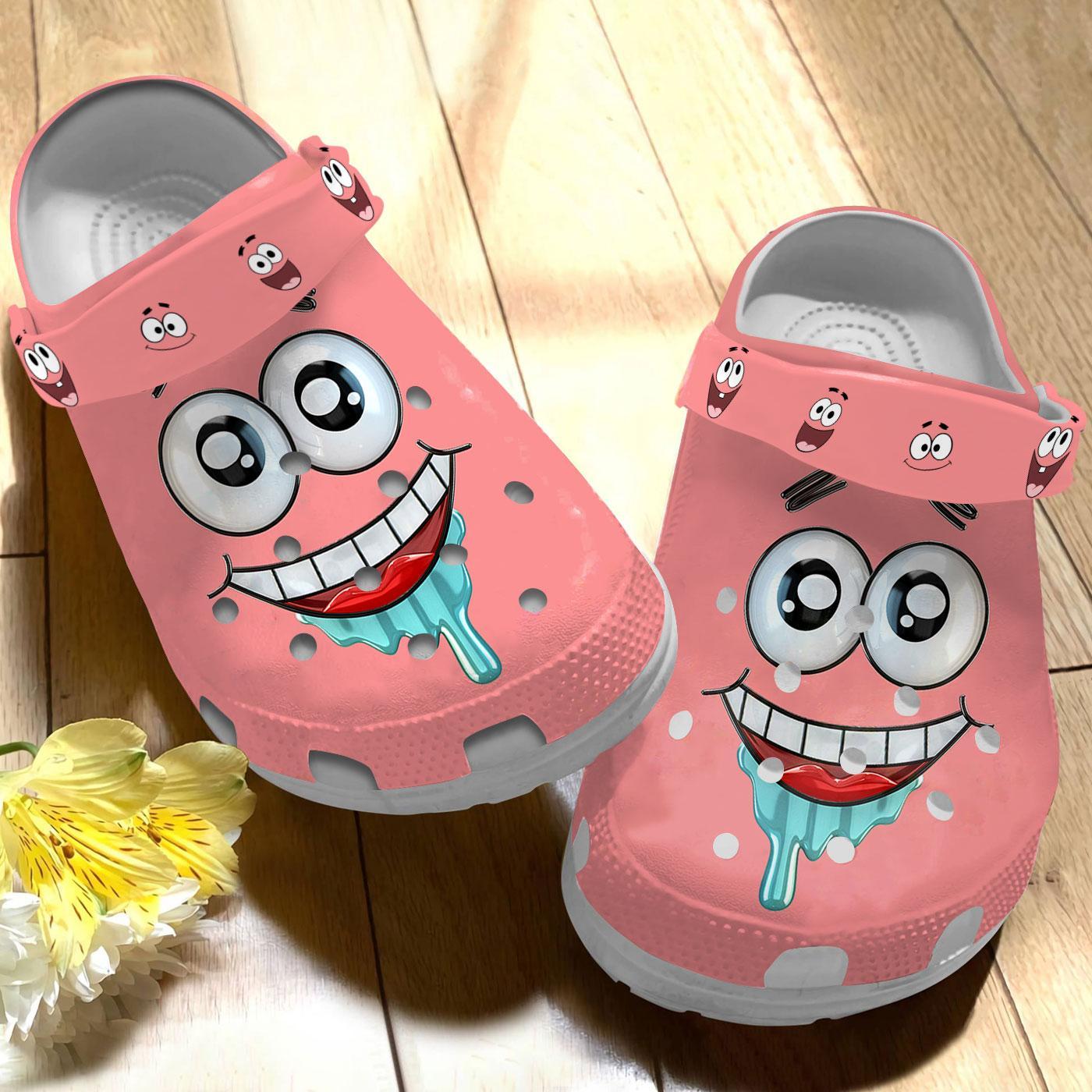 Merchidea Spongebob Squarepants Cartoon Crocs Crocband Clogs Shoes Comfortable For Men Women and Kids