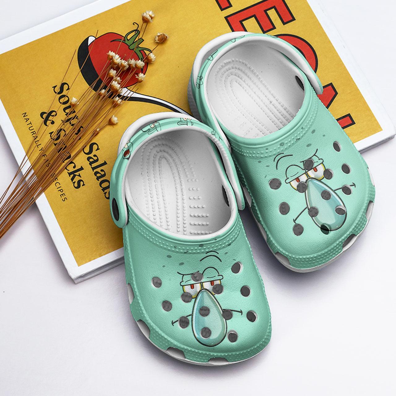 Merchidea Spongebob Squarepants Cartoon Crocs Crocband Clogs Shoes Comfortable For Men Women and Kids