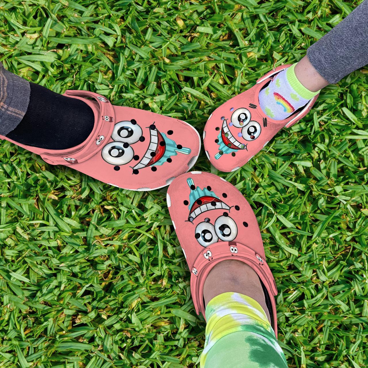 Merchidea Spongebob Squarepants Cartoon Crocs Crocband Clogs Shoes Comfortable For Men Women and Kids