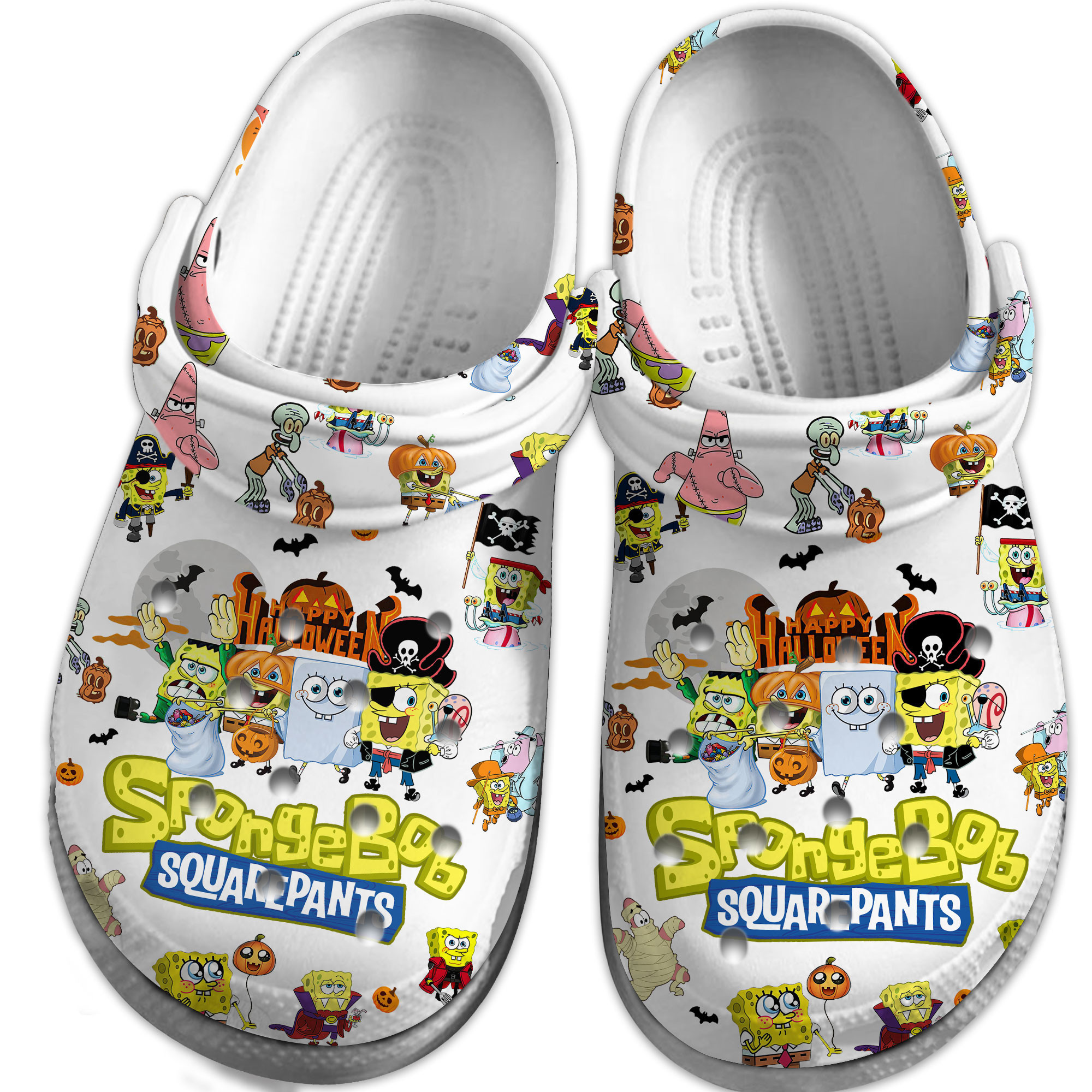 Merchidea SpongeBob SquarePants Cartoon Crocs Crocband Clogs Shoes Comfortable For Men Women and Kids