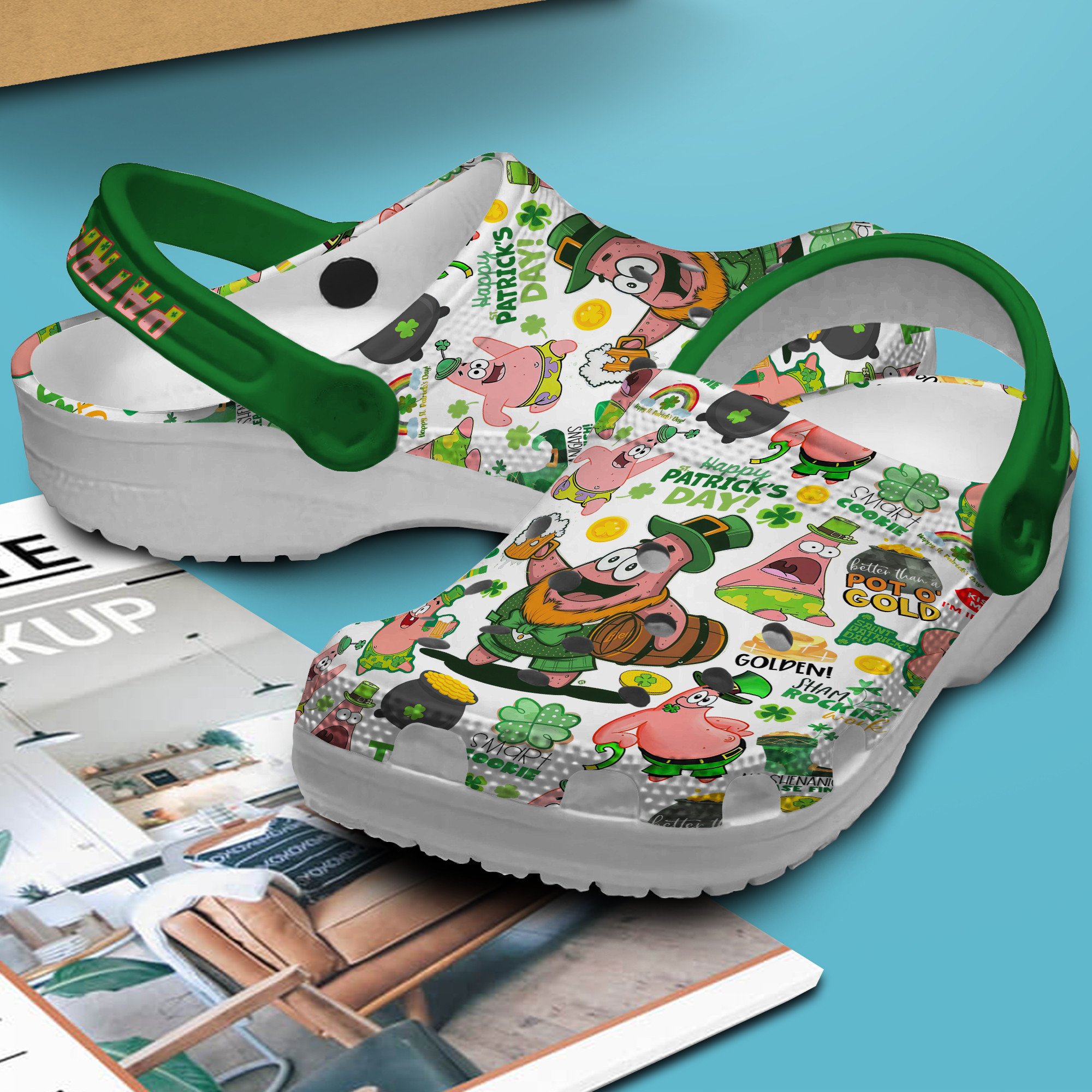 Merchidea SpongeBob SquarePants TV Series Crocs Crocband Clogs Shoes Comfortable For Men Women and Kids