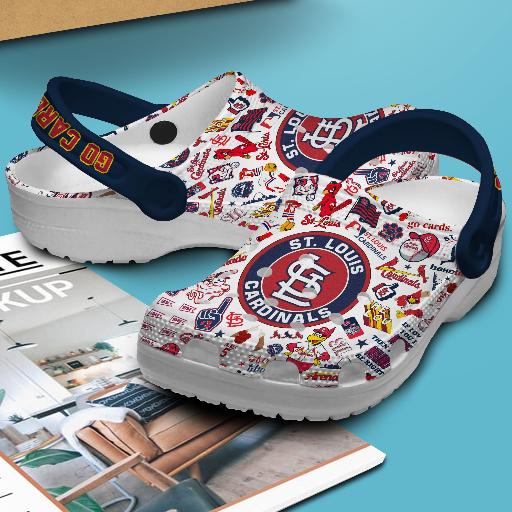 Merchidea St. Louis Cardinals MLB Sport Crocs Crocband Clogs Shoes Comfortable For Men Women and Kids