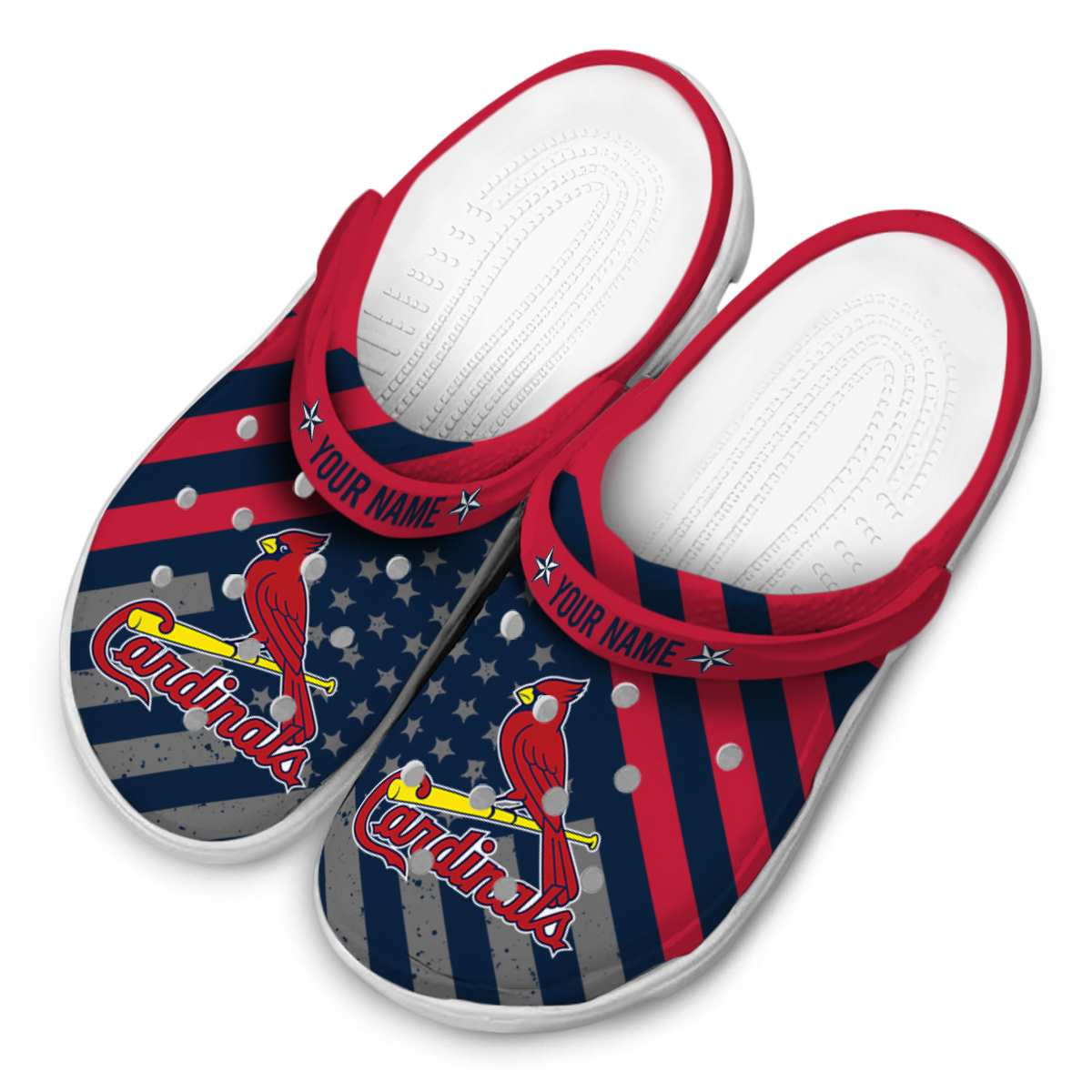 Merchidea St. Louis Cardinals MLB Sport Crocs Crocband Clogs Shoes Comfortable For Men Women and Kids
