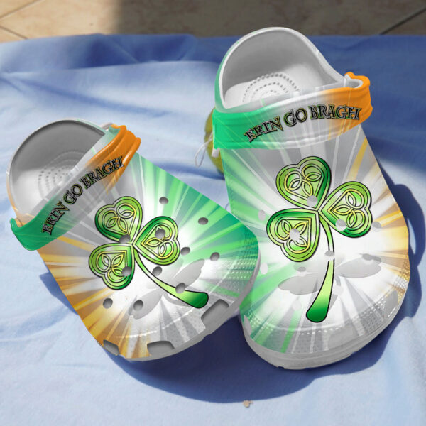 Merchidea St Patrick's Day Crocs Crocband Clogs Shoes Comfortable For Men Women and Kids