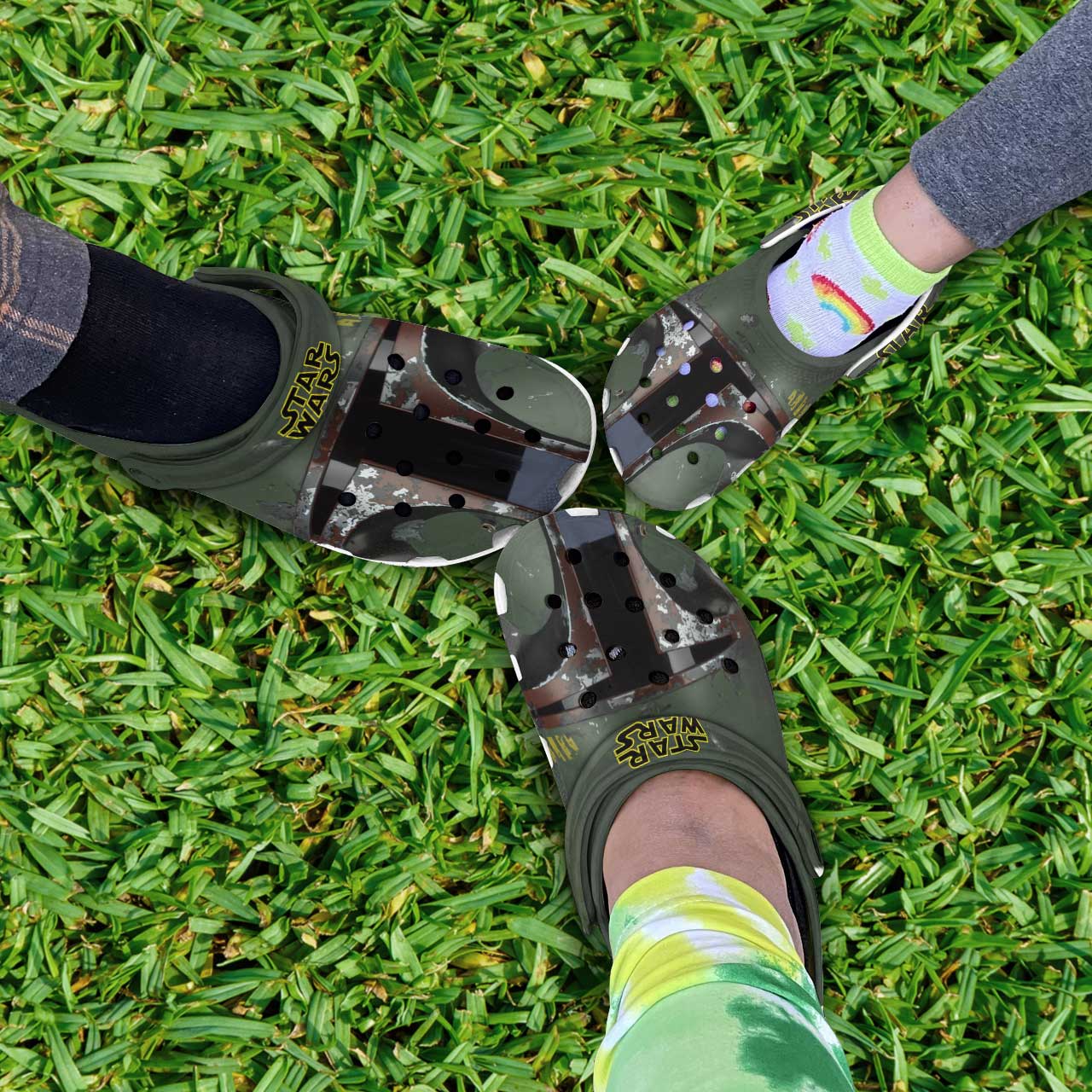 Merchidea Star Wars Movie Crocs Crocband Clogs Shoes Comfortable For Men Women and Kids