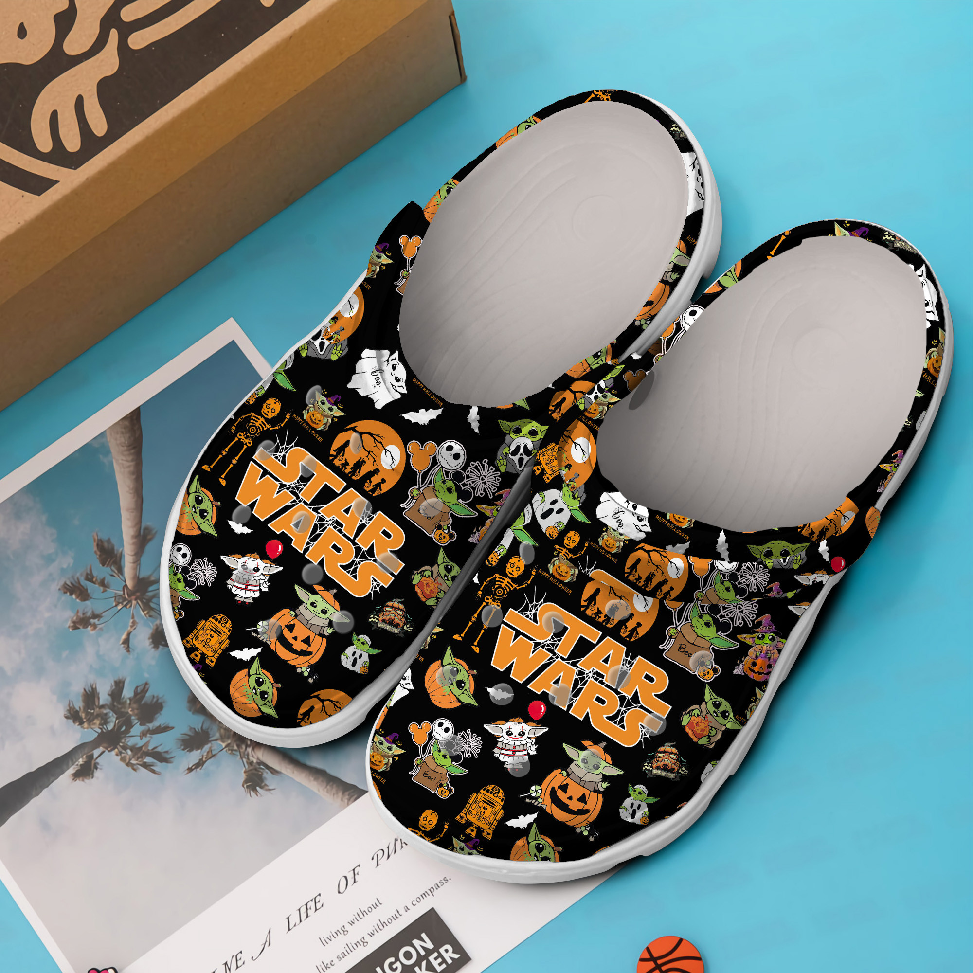 Merchidea Star Wars Movie Crocs Crocband Clogs Shoes Comfortable For Men Women and Kids