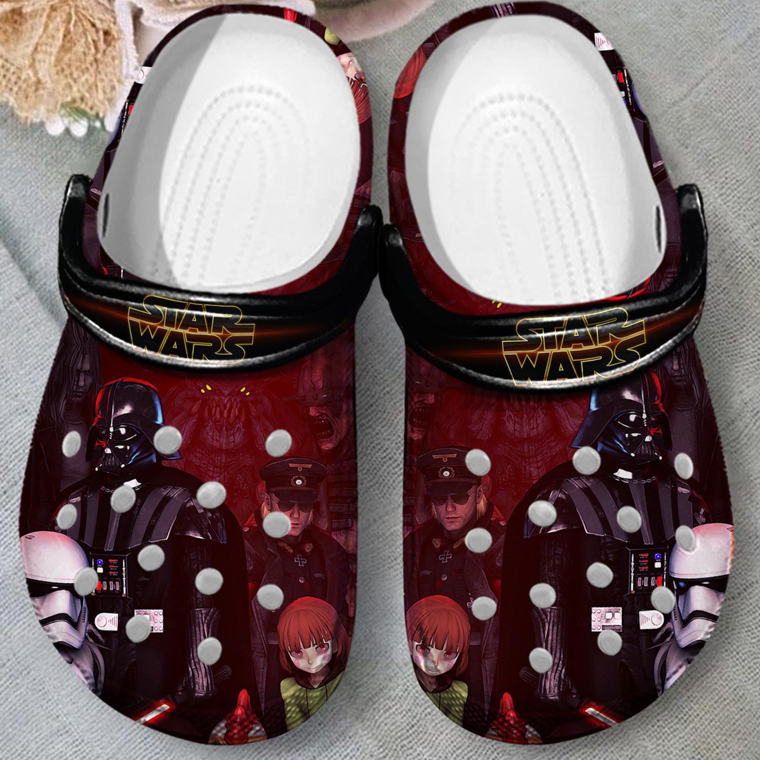 Merchidea Star Wars Movie Crocs Crocband Clogs Shoes Comfortable For Men Women and Kids