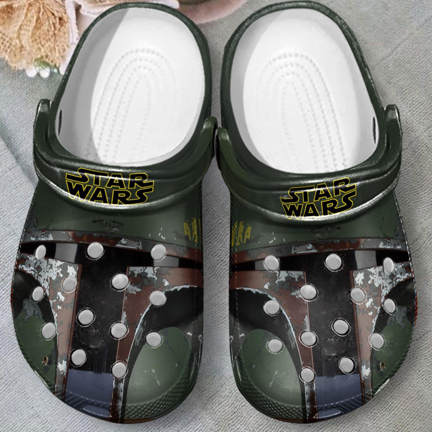 Merchidea Star Wars Movie Crocs Crocband Clogs Shoes Comfortable For Men Women and Kids