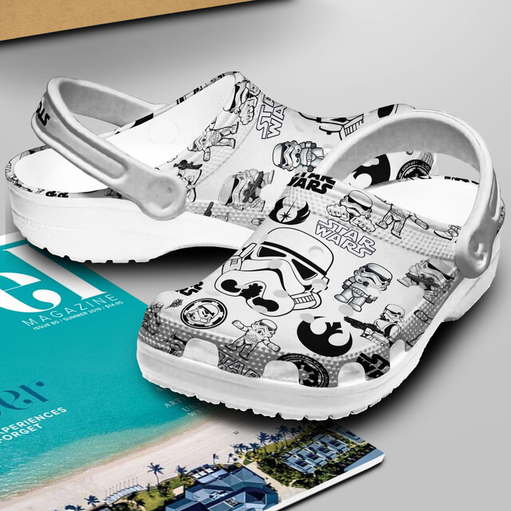 Merchidea Star Wars Movie Crocs Crocband Clogs Shoes Comfortable For Men Women and Kids