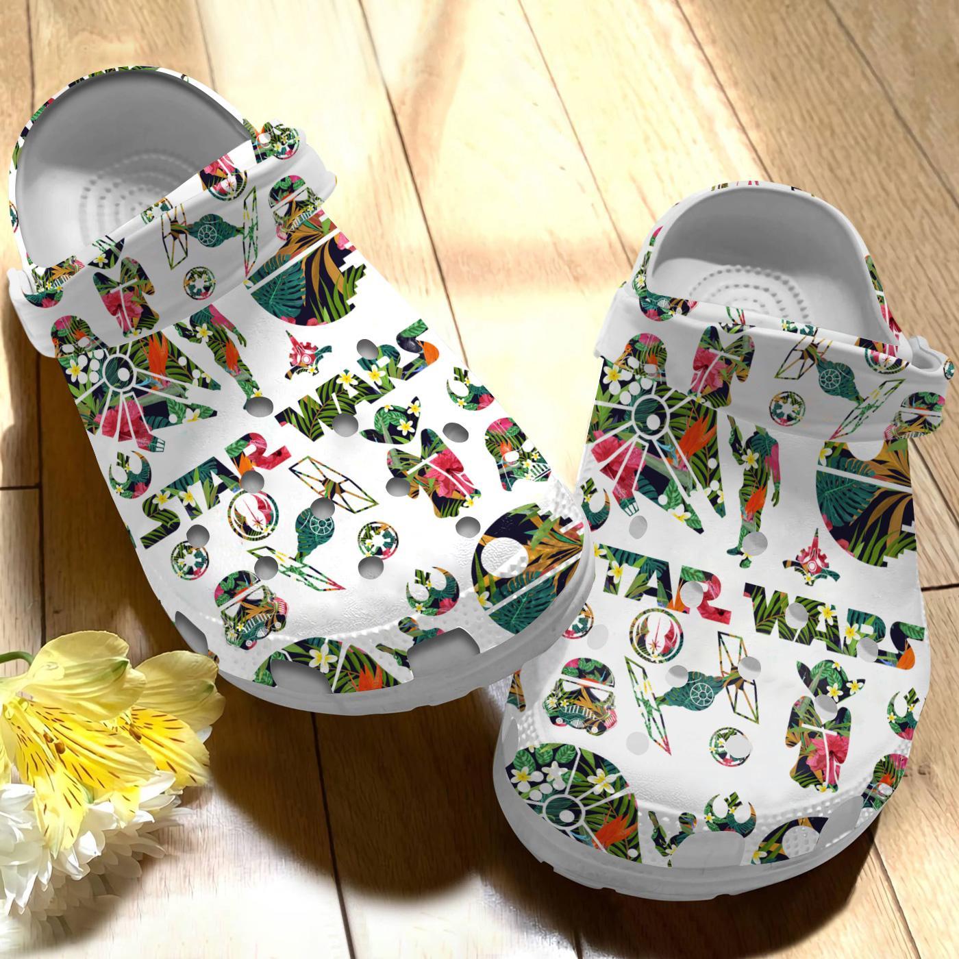 Merchidea Star Wars Movie Crocs Crocband Clogs Shoes Comfortable For Men Women and Kids