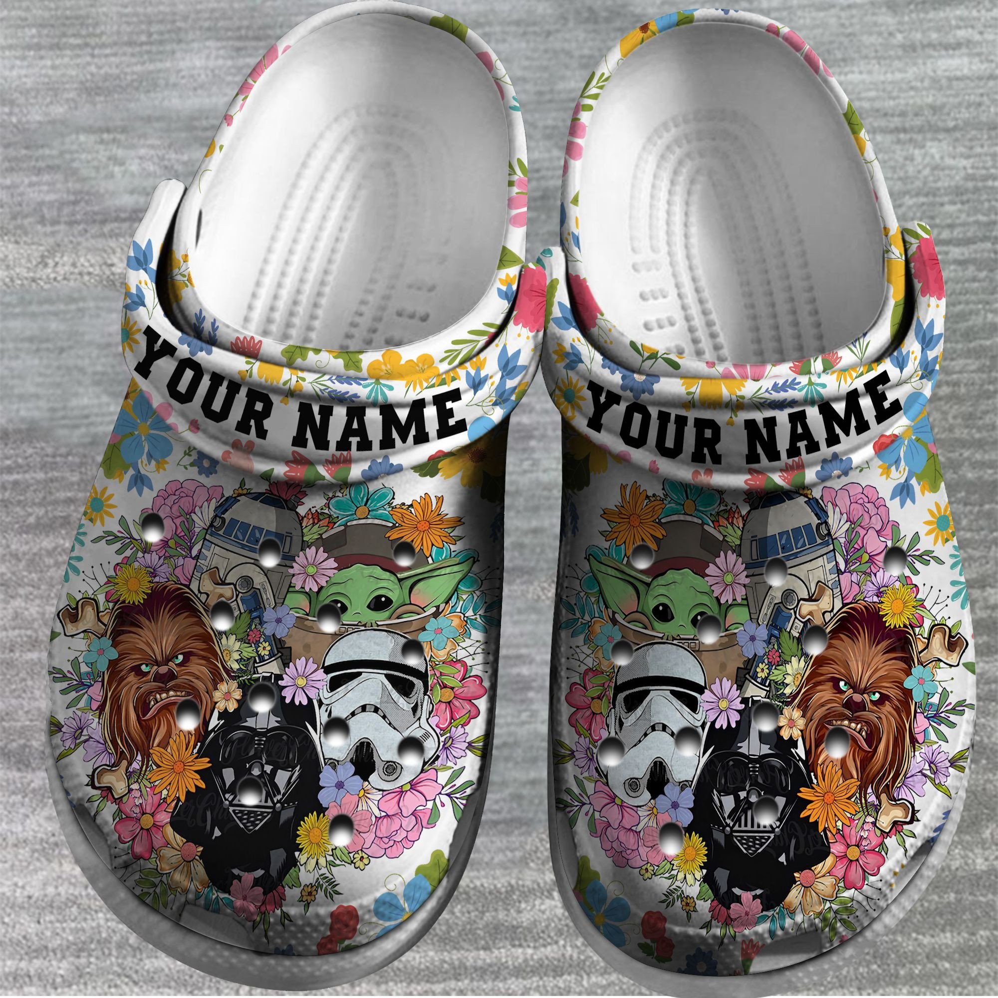 Merchidea Star Wars Movie Crocs Crocband Clogs Shoes Comfortable For Men Women and Kids