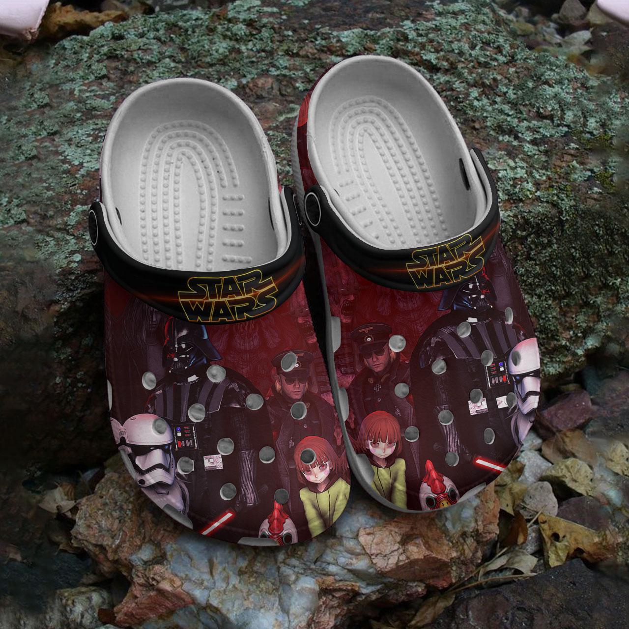 Merchidea Star Wars Movie Crocs Crocband Clogs Shoes Comfortable For Men Women and Kids