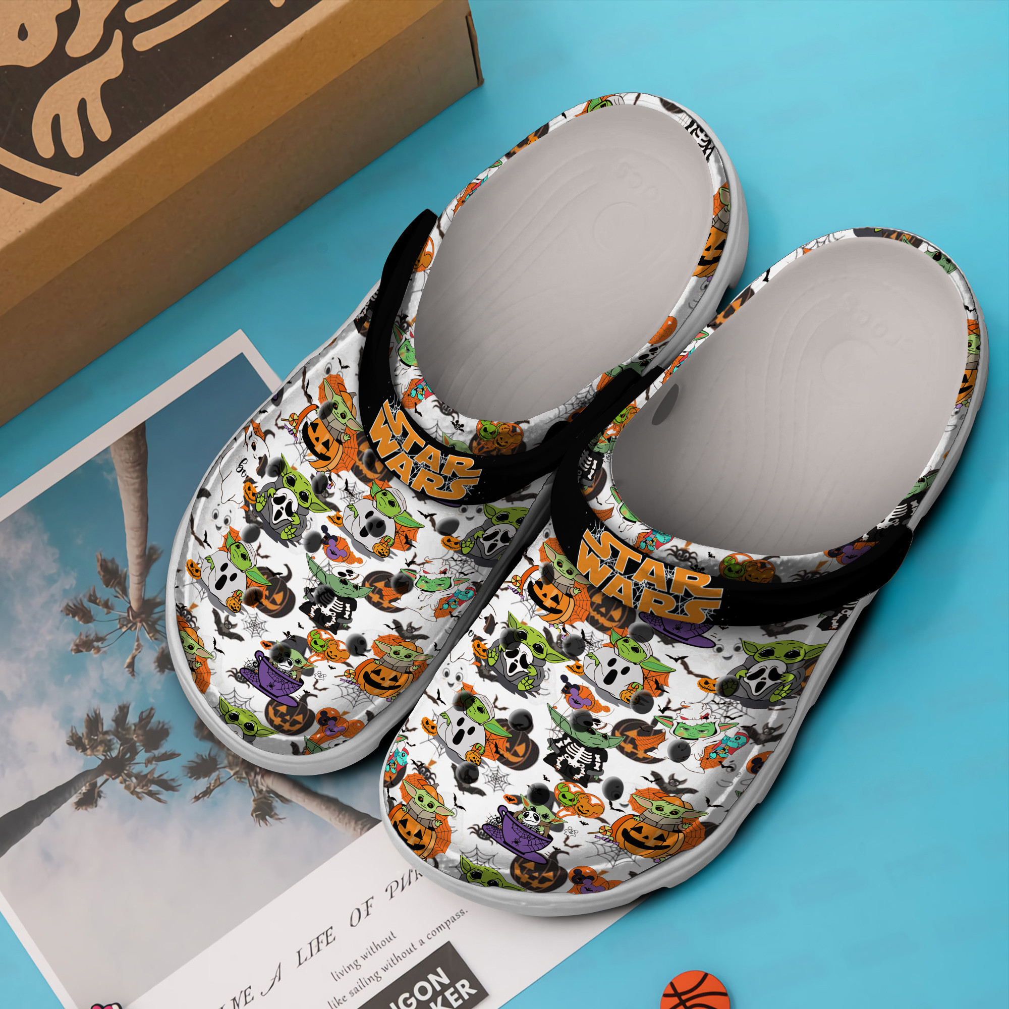 Merchidea Star Wars Movie Crocs Crocband Clogs Shoes Comfortable For Men Women and Kids