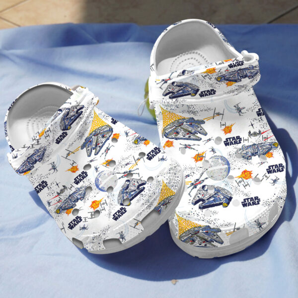 Merchidea Star Wars Movie Crocs Crocband Clogs Shoes Comfortable For Men Women and Kids