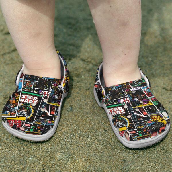 Merchidea Star Wars Movie Crocs Crocband Clogs Shoes Comfortable For Men Women and Kids