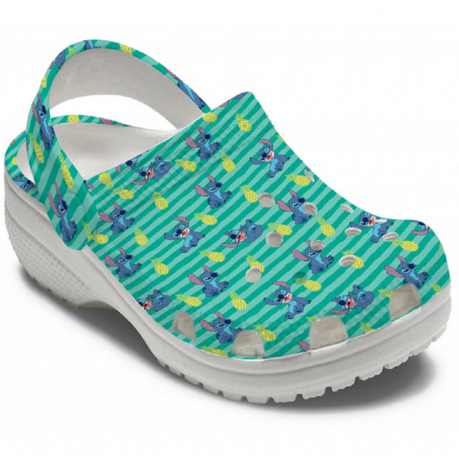 Merchidea Stitch Cartoon Crocs Crocband Clogs Shoes Comfortable For Men Women and Kids