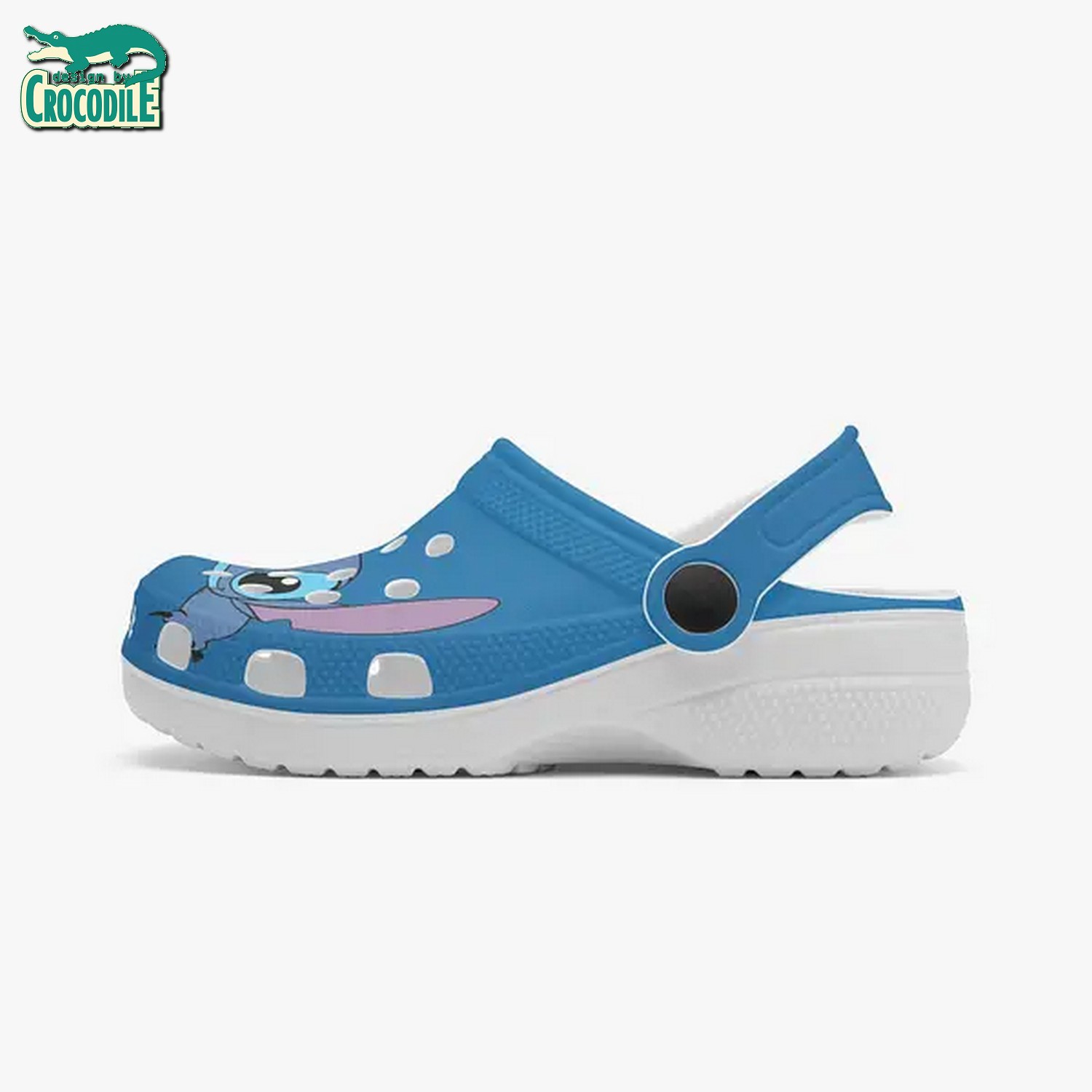 Merchidea Stitch Cartoon Crocs Crocband Clogs Shoes Comfortable For Men Women and Kids