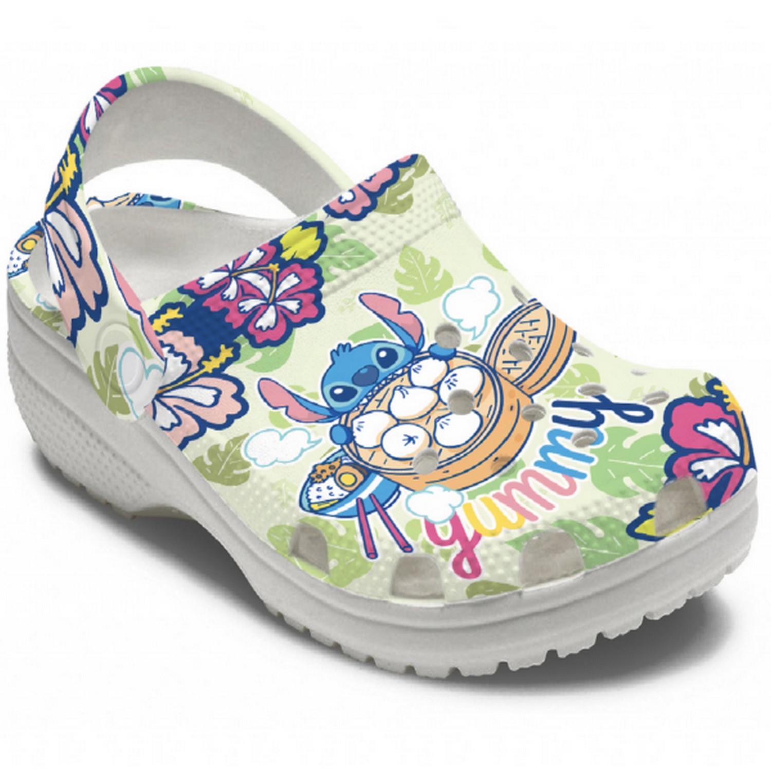 Merchidea Stitch Cartoon Crocs Crocband Clogs Shoes Comfortable For Men Women and Kids