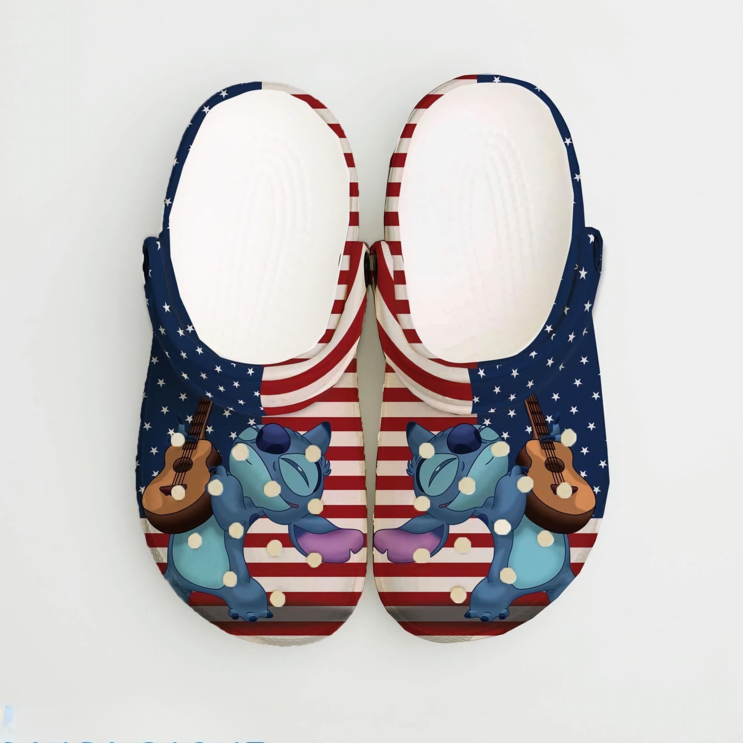 Merchidea Stitch Cartoon Crocs Crocband Clogs Shoes Comfortable For Men Women and Kids