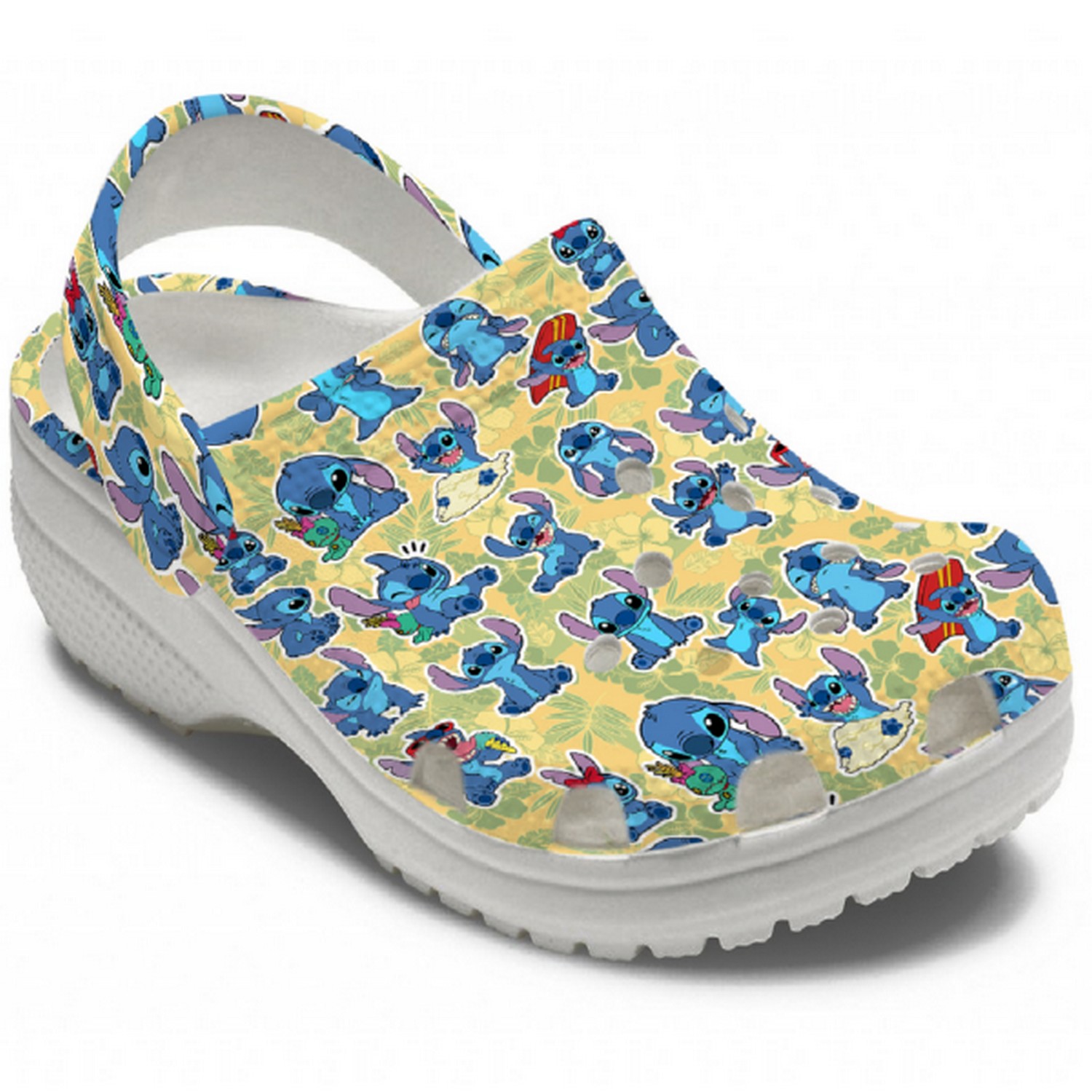 Merchidea Stitch Cartoon Crocs Crocband Clogs Shoes Comfortable For Men Women and Kids