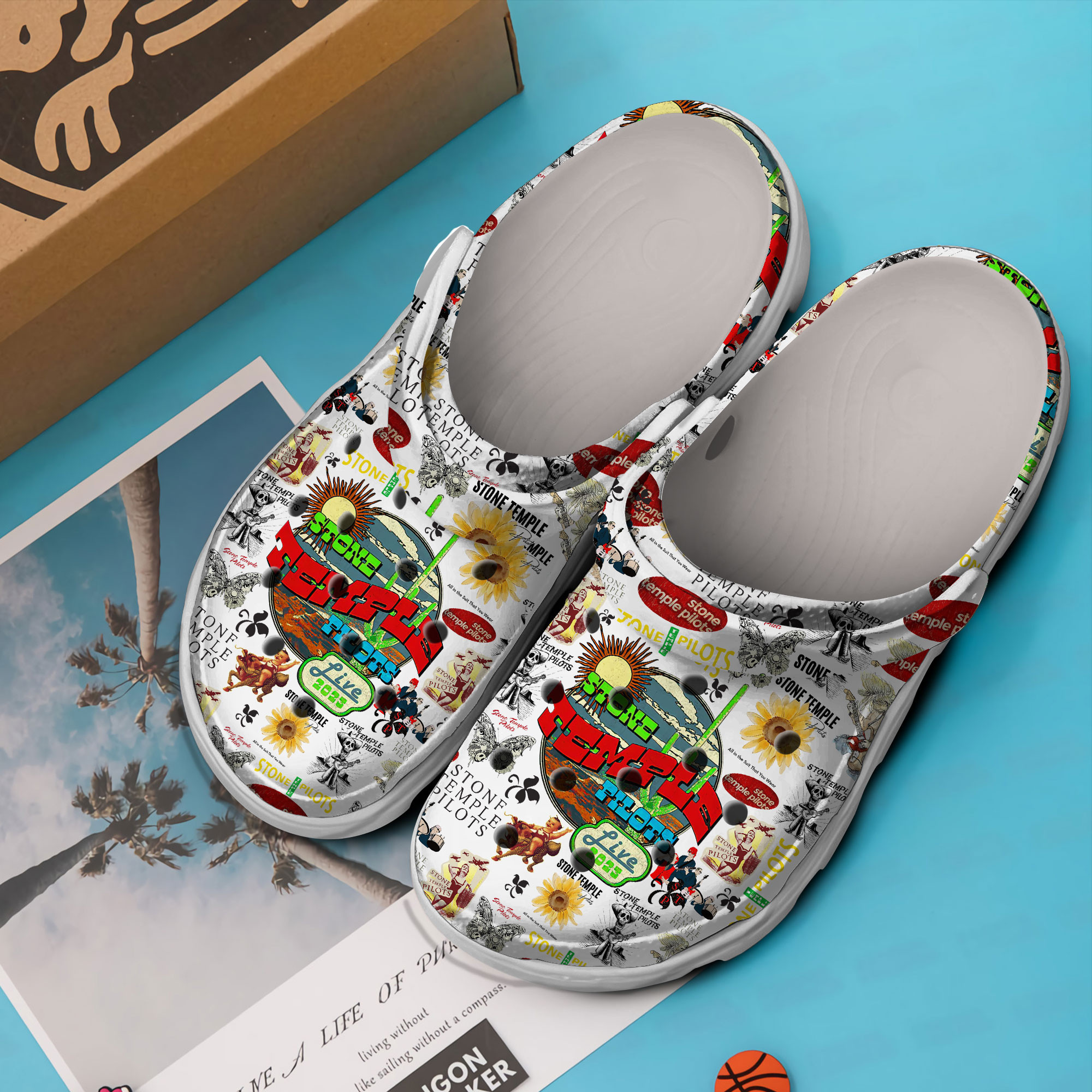 Merchidea Stone Temple Pilots Music Crocs Crocband Clogs Shoes Comfortable For Men Women and Kids