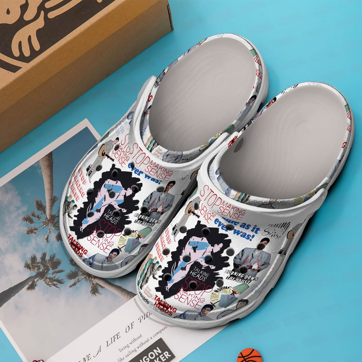 Merchidea Stop Making Sense Movie Crocs Crocband Clogs Shoes Comfortable For Men Women and Kids