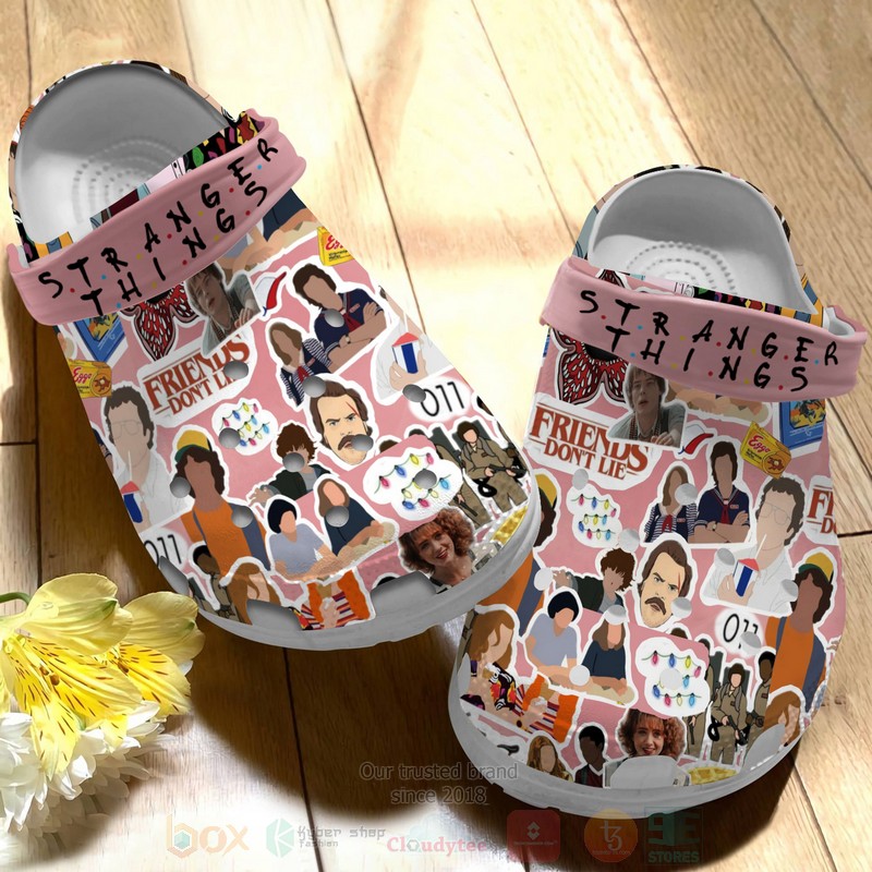 Merchidea Stranger Things TV Series Crocs Crocband Clogs Shoes Comfortable For Men Women and Kids