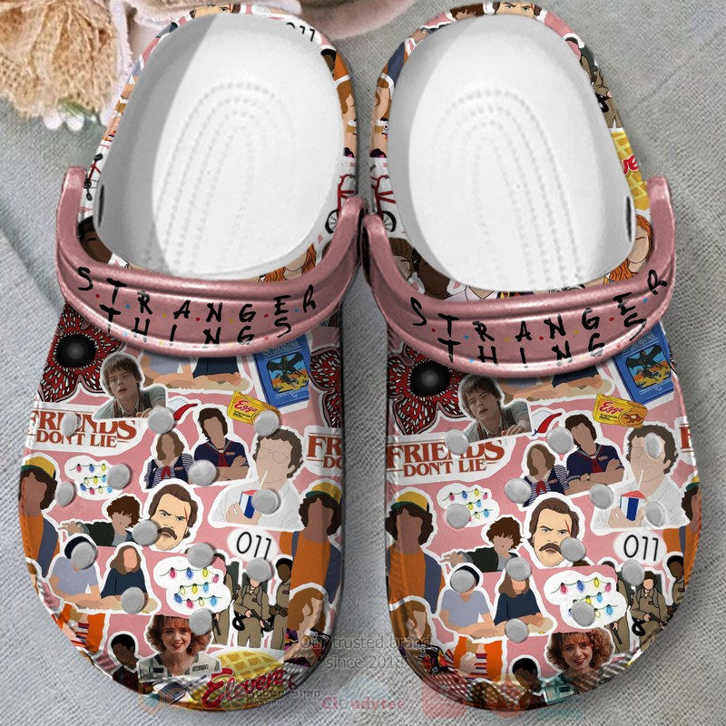 Merchidea Stranger Things TV Series Crocs Crocband Clogs Shoes Comfortable For Men Women and Kids