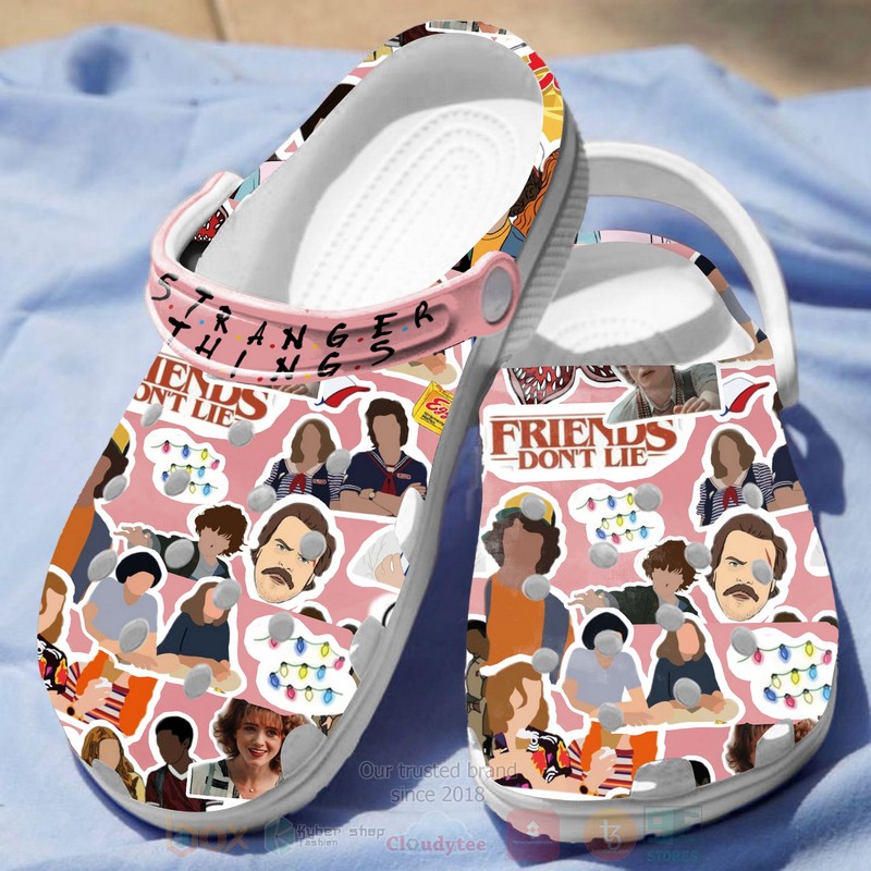 Merchidea Stranger Things TV Series Crocs Crocband Clogs Shoes Comfortable For Men Women and Kids