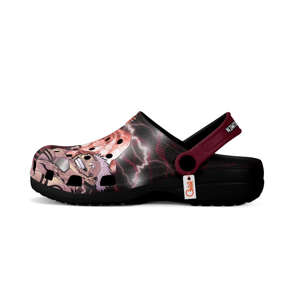 Merchidea Sukuna Ryoumen Jujutsu Kaisen Anime Crocs Crocband Clogs Shoes Comfortable For Men Women and Kids