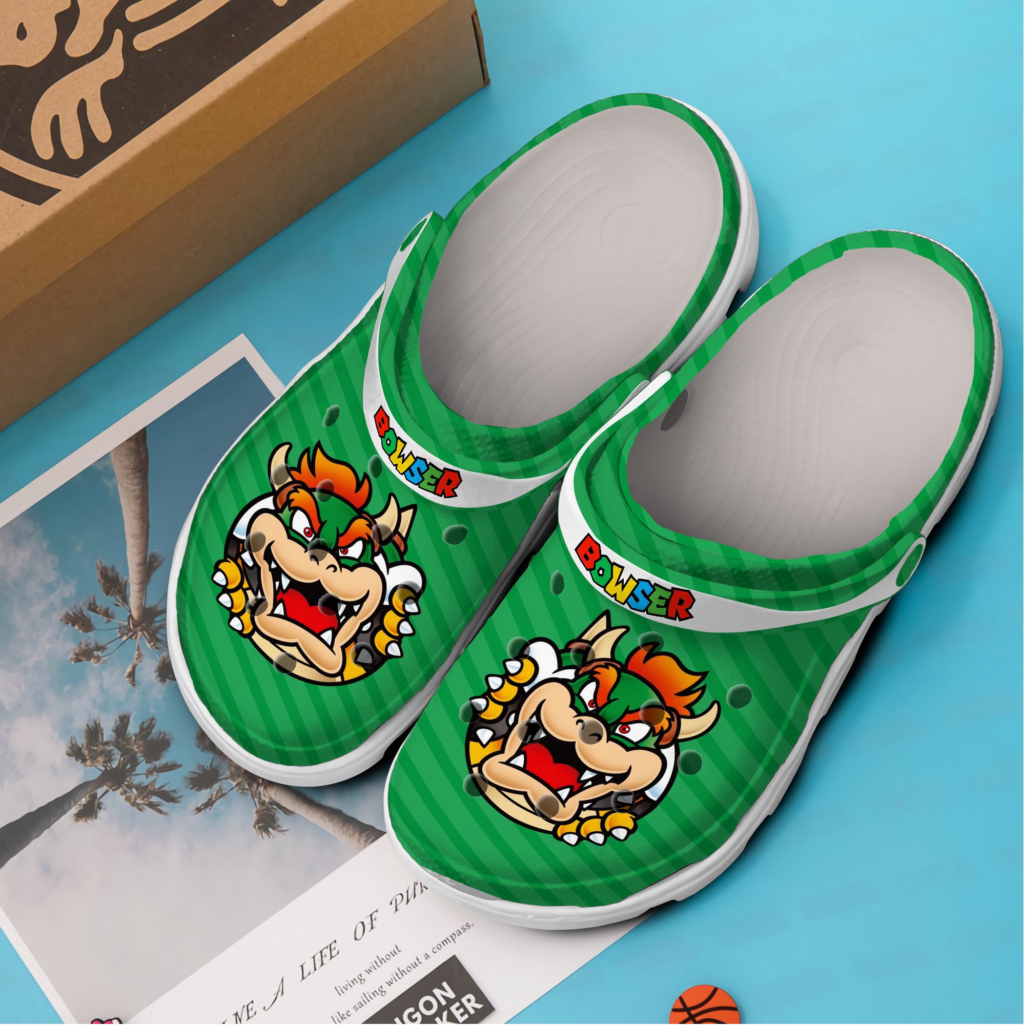 Merchidea Super Mario Game Movie Crocs Crocband Clogs Shoes Comfortable For Men Women and Kids
