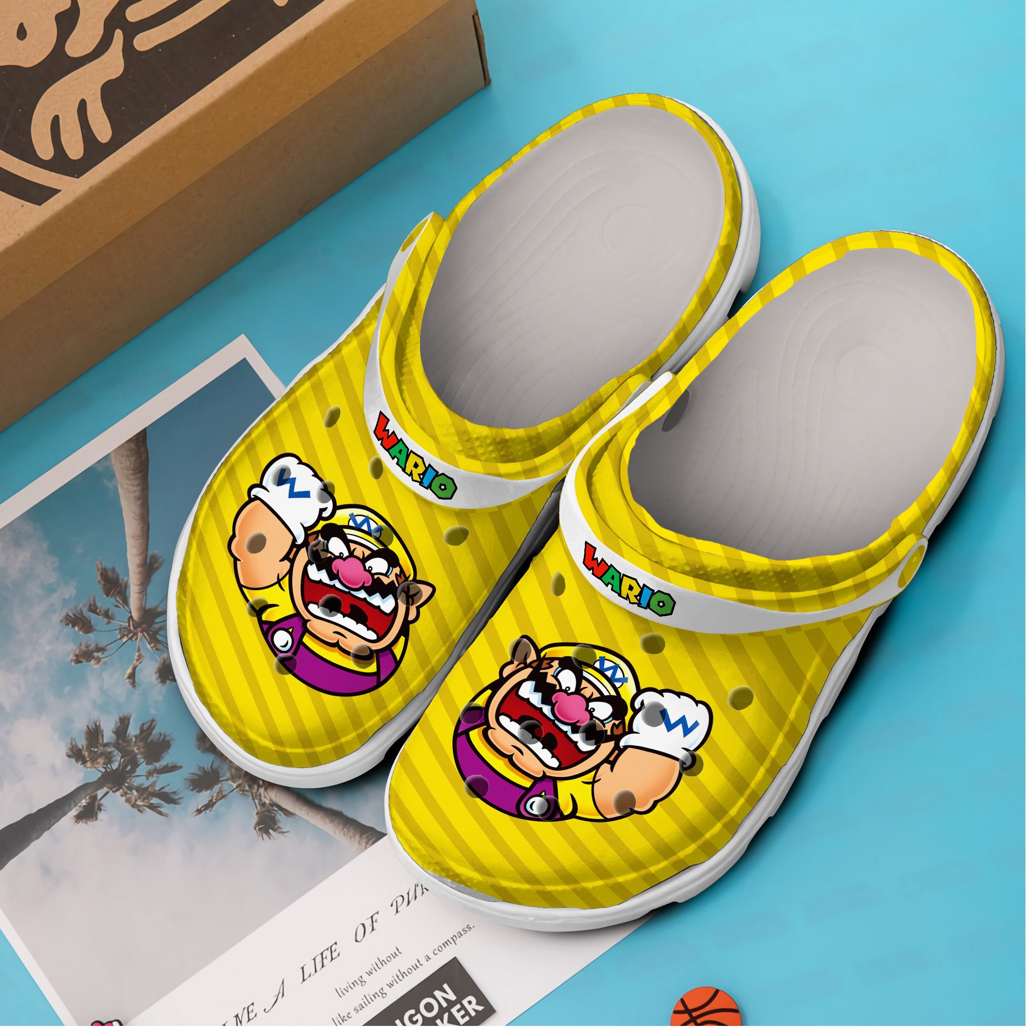 Merchidea Super Mario Game Movie Crocs Crocband Clogs Shoes Comfortable For Men Women and Kids