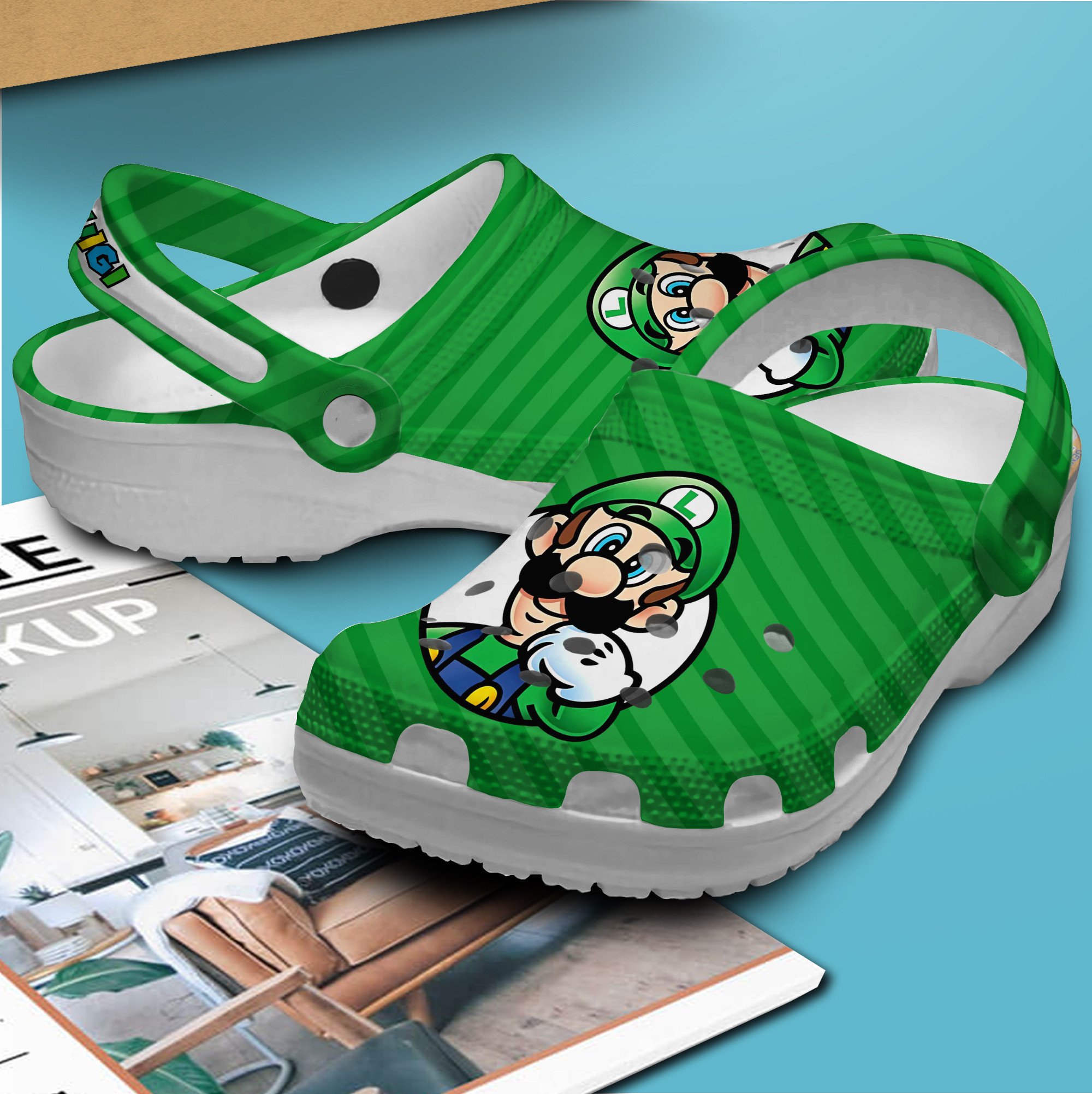 Merchidea Super Mario Game Movie Crocs Crocband Clogs Shoes Comfortable For Men Women and Kids