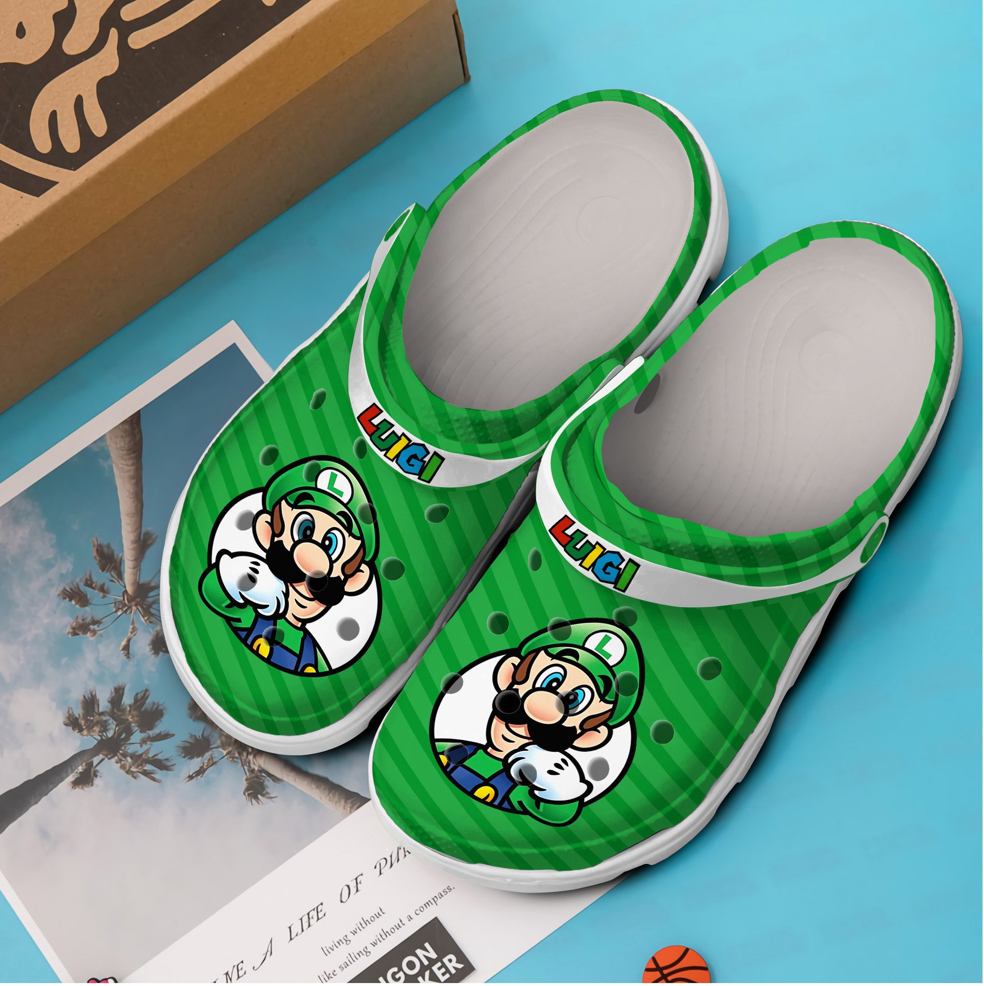 Merchidea Super Mario Game Movie Crocs Crocband Clogs Shoes Comfortable For Men Women and Kids