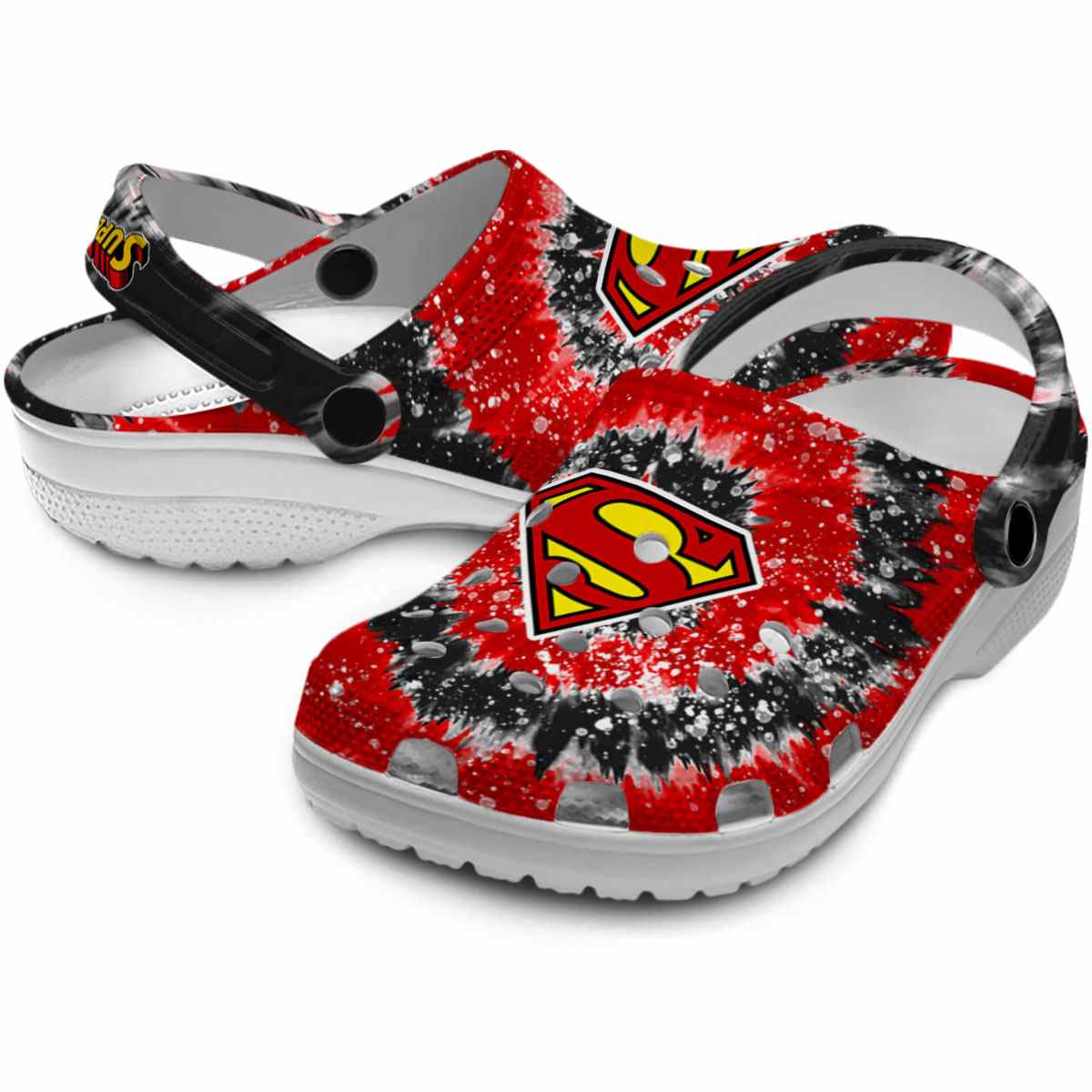 Merchidea Superman Movie Crocs Crocband Clogs Shoes Comfortable For Men Women and Kids