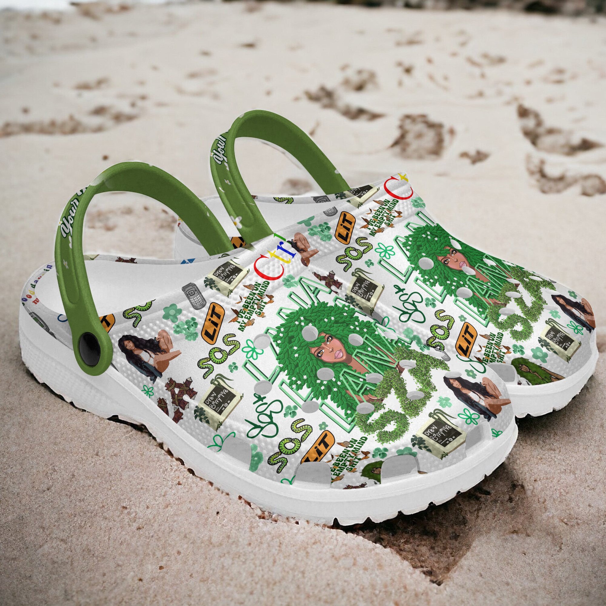 Merchidea SZA Music Crocs Crocband Clogs Shoes Comfortable For Men Women and Kids