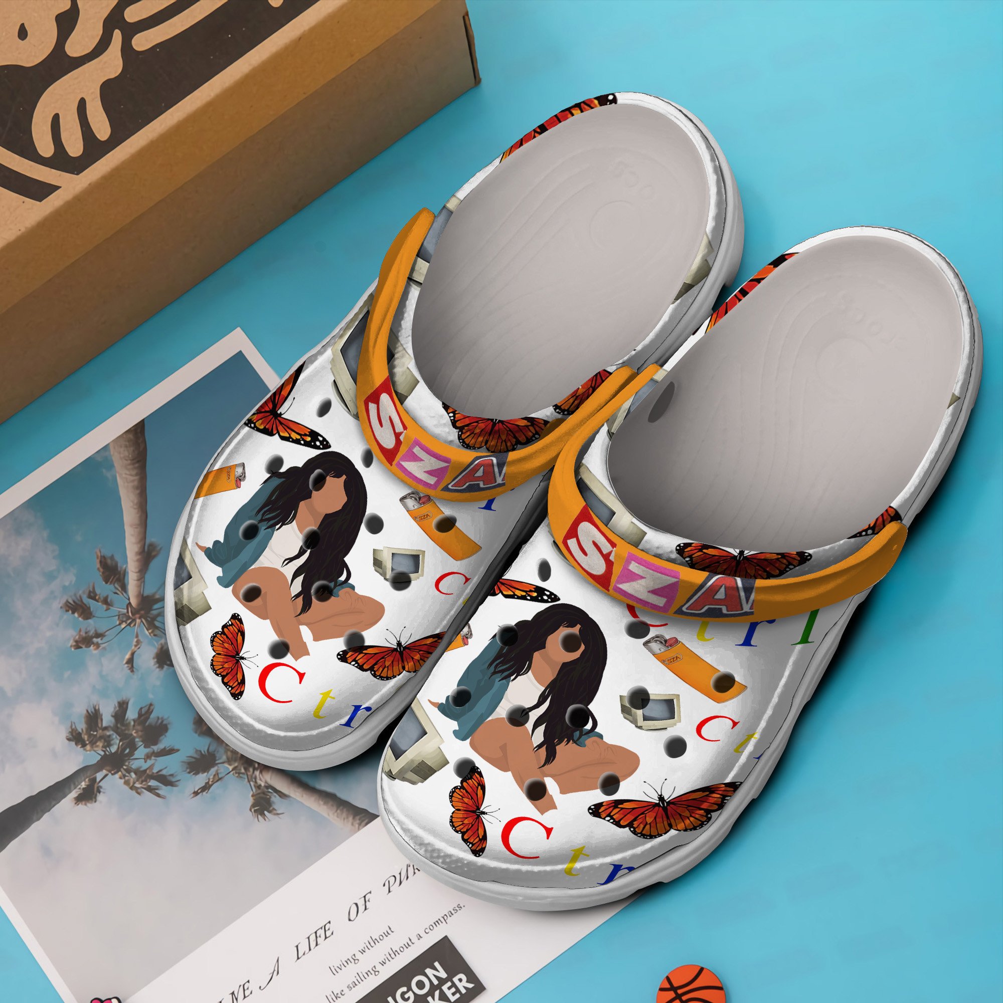 Merchidea SZA Music Crocs Crocband Clogs Shoes Comfortable For Men Women and Kids