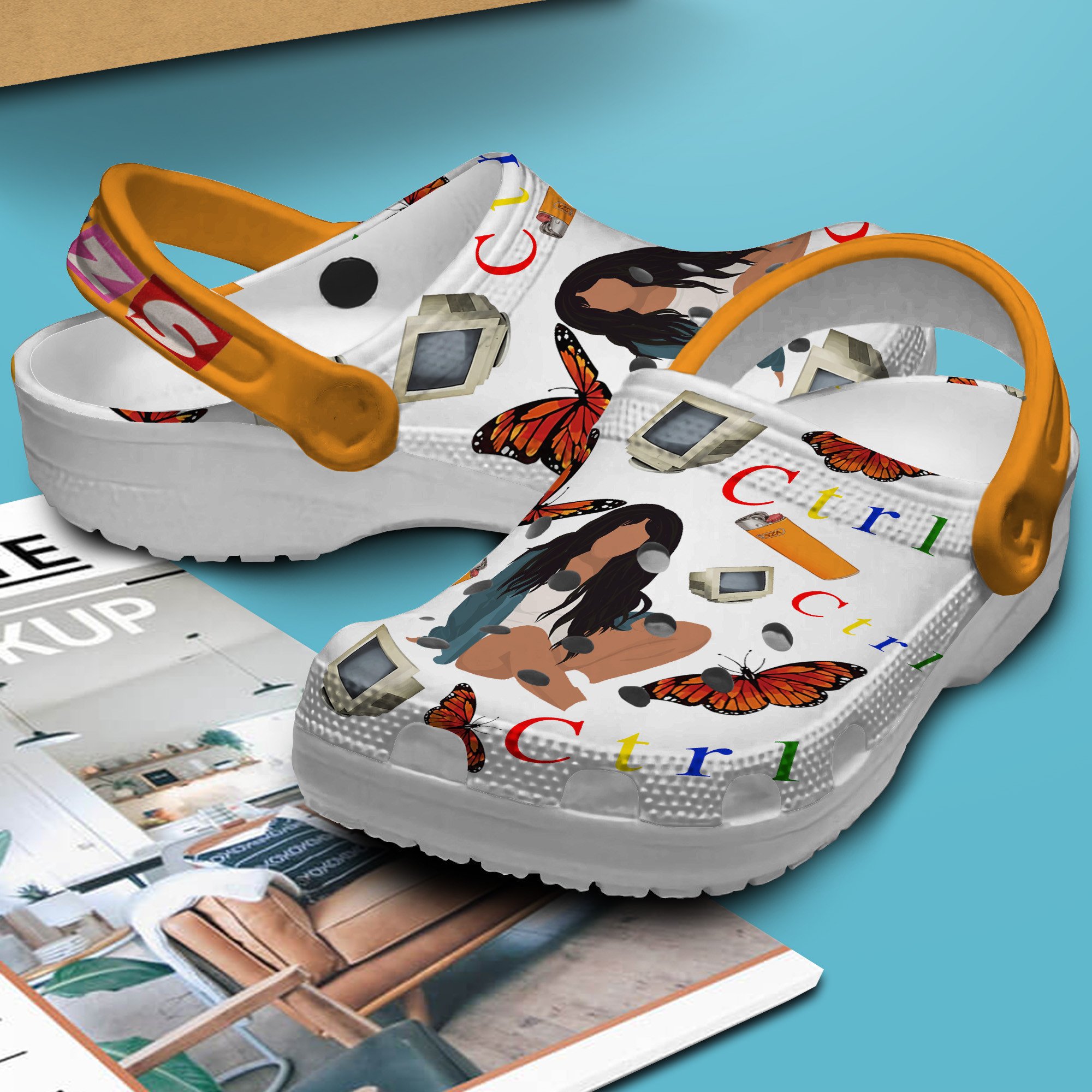 Merchidea SZA Music Crocs Crocband Clogs Shoes Comfortable For Men Women and Kids