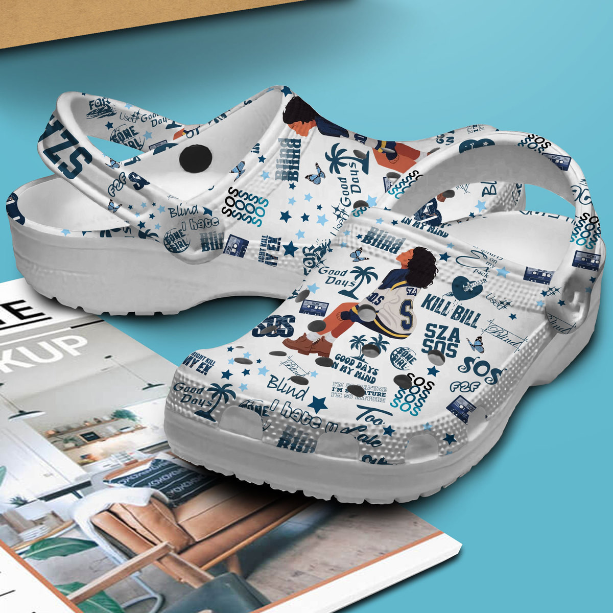 Merchidea SZA Music Crocs Crocband Clogs Shoes Comfortable For Men Women and Kids