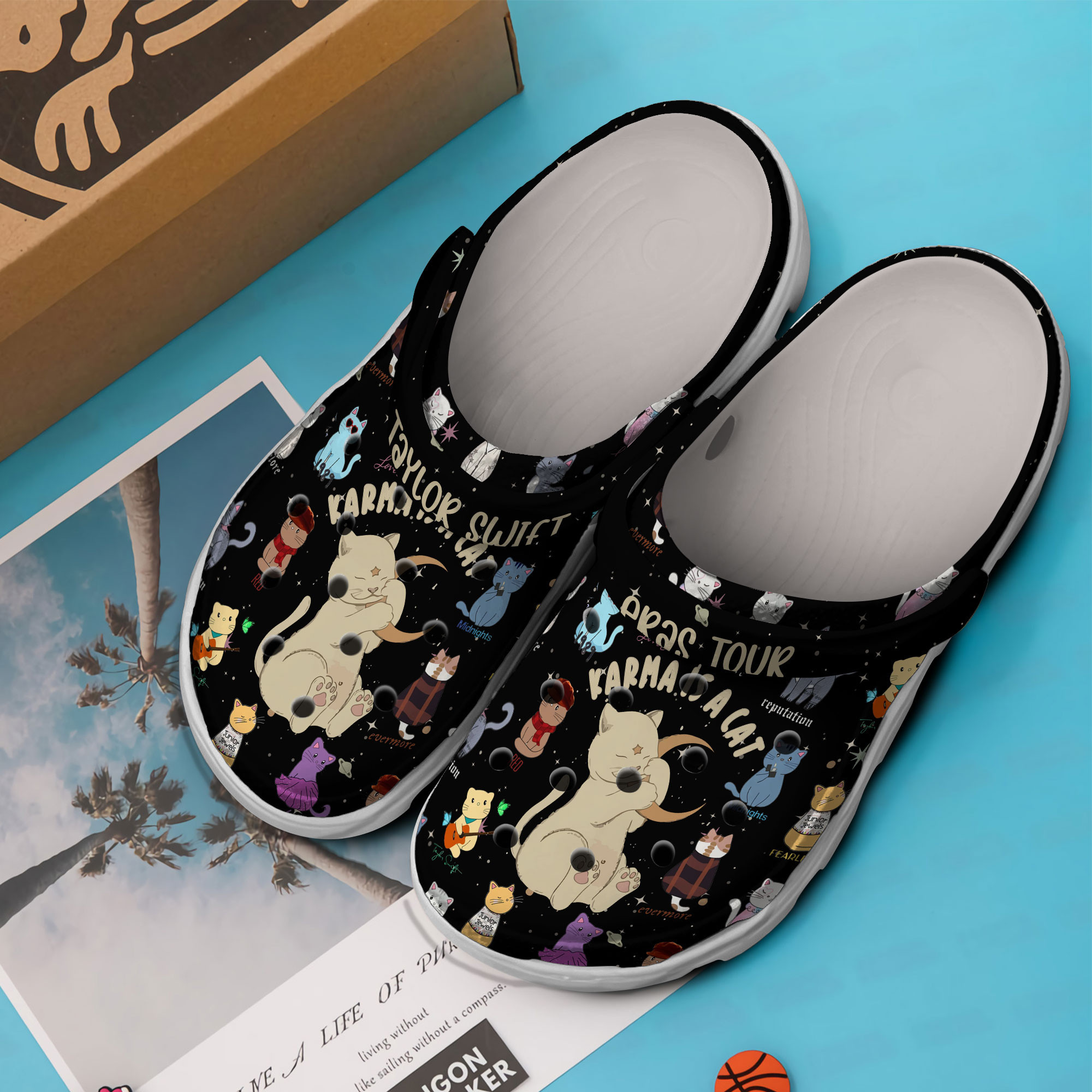 Merchidea Taylor Swift Music Crocs Crocband Clogs Shoes Comfortable For Men Women and Kids