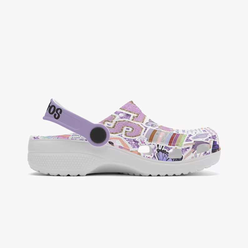 Merchidea Taylor Swift Music Crocs Crocband Clogs Shoes Comfortable For Men Women and Kids